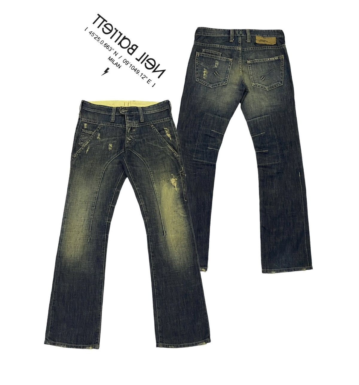 Neil Barrett Neil Barrett Ripped Distressed Denim Jeans Size US 32 / EU 48 - 1 Thumbnail