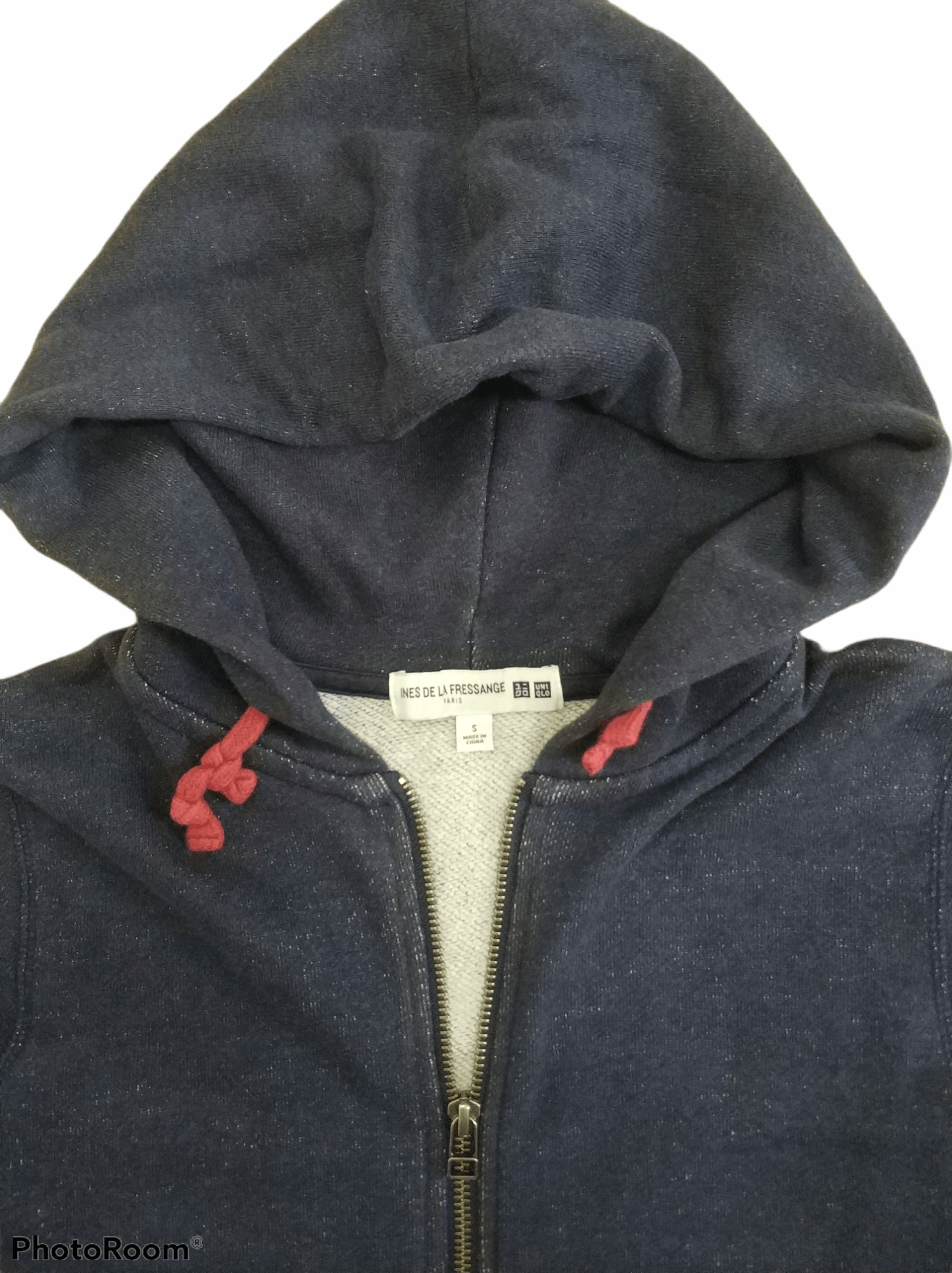 Japanese Brand 🔥Rare Uniqlo Ines De La Fressange Pullover Zipper Hoodies Size S / US 4 / IT 40 - 4 Thumbnail
