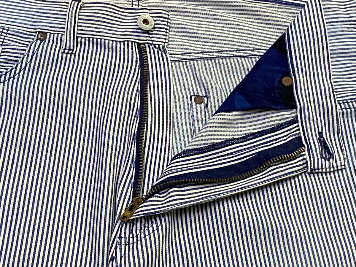 Bape A Bathing Ape Hickory Stripe Pants Size US 37 - 12 Thumbnail