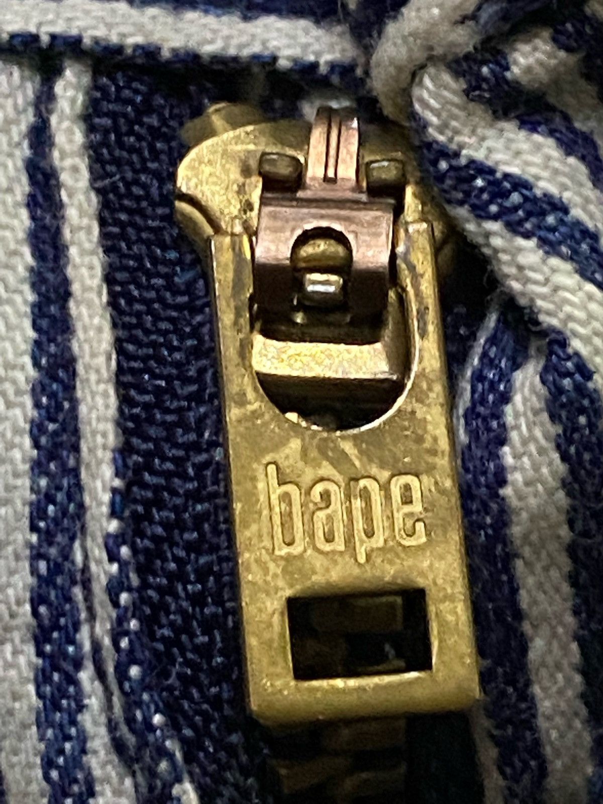Bape A Bathing Ape Hickory Stripe Pants Size US 37 - 17 Thumbnail