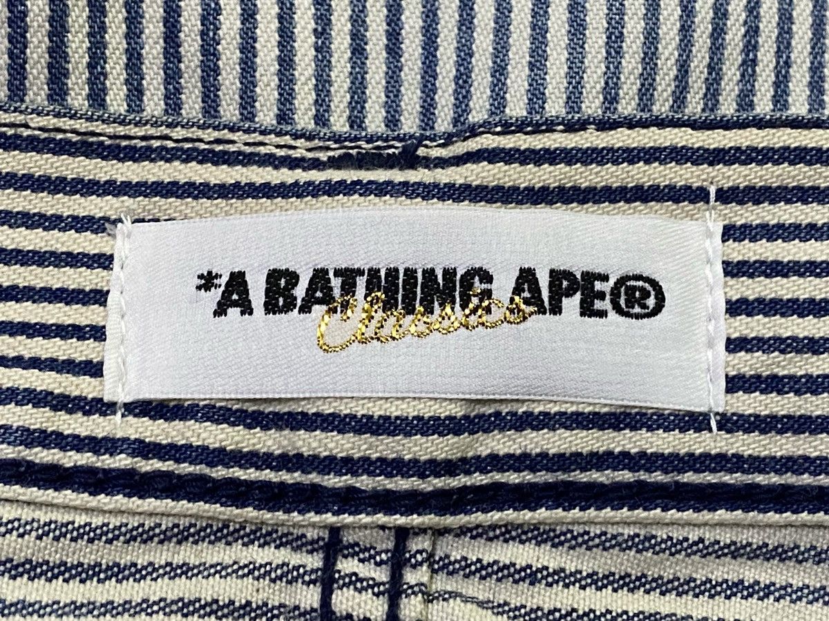 Bape A Bathing Ape Hickory Stripe Pants Size US 37 - 13 Thumbnail
