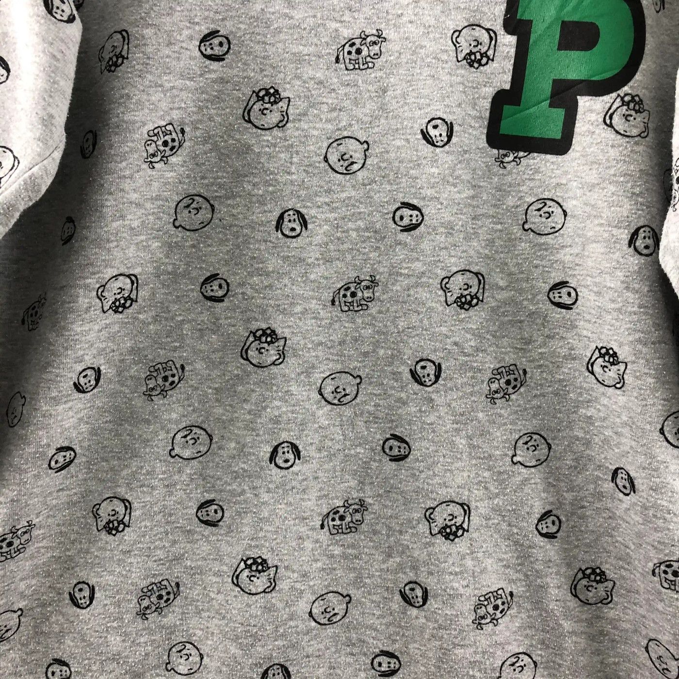 Japanese Brand × Peanuts Vintage Grey Full Print Peanuts Sweatshirt #0002 Size US M / EU 48-50 / 2 - 5 Thumbnail