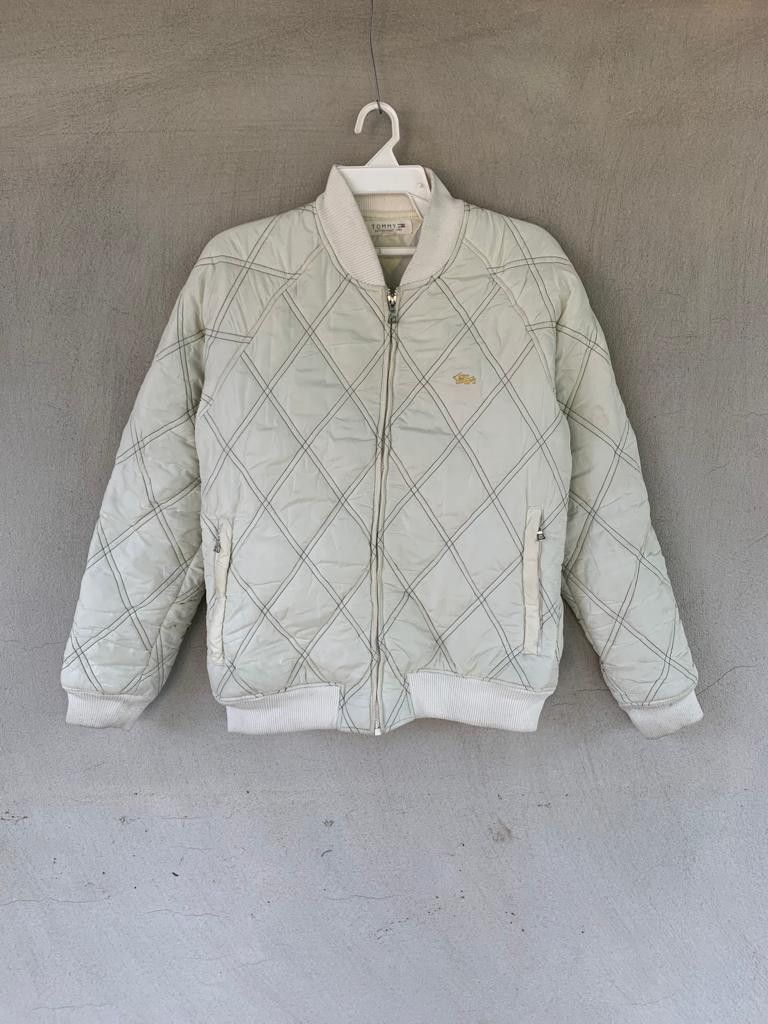 Tommy Hilfiger Vintage Tommy Quilted Zipper Jacket Size US XL / EU 56 / 4 - 1 Thumbnail