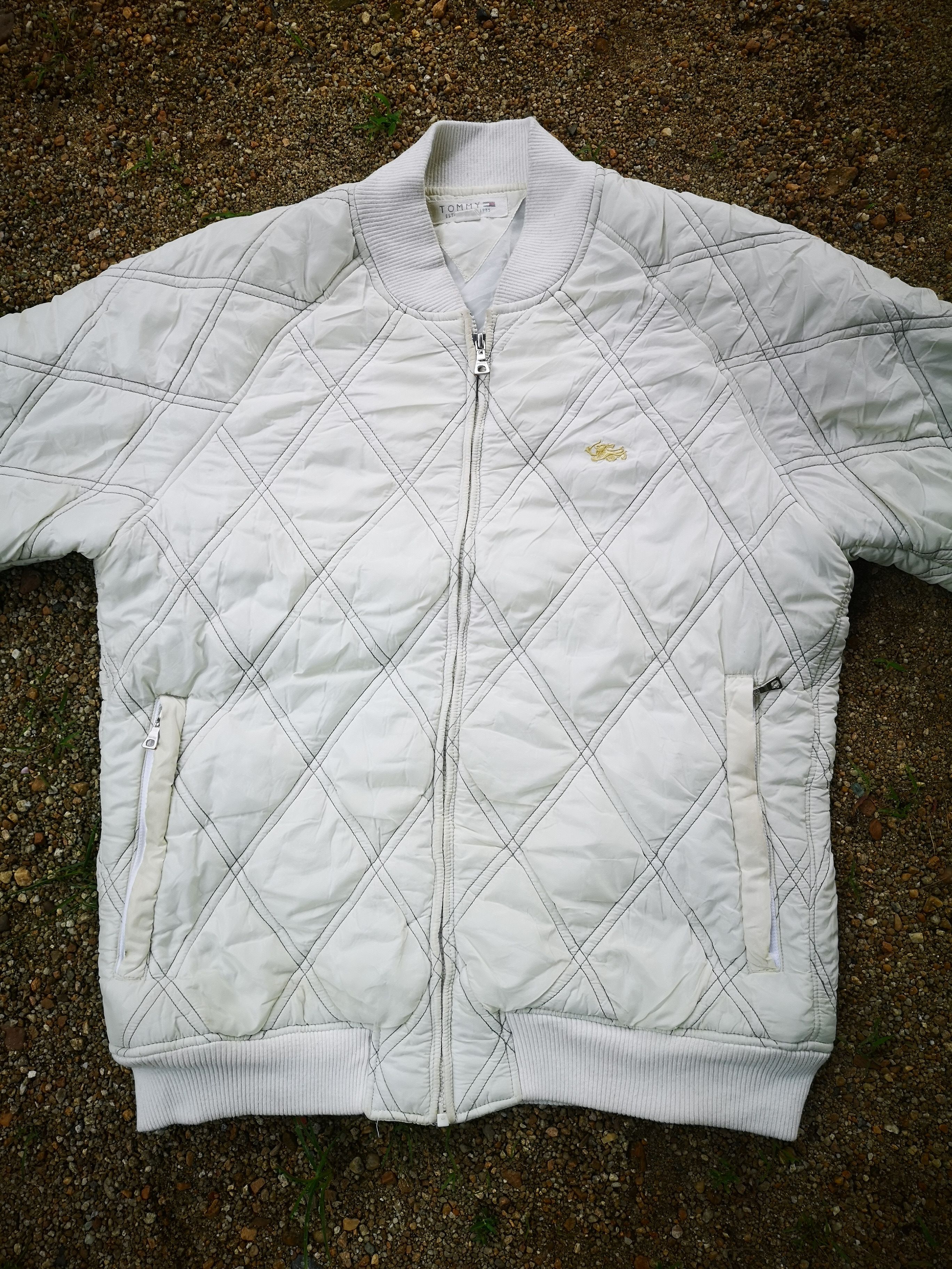 Tommy Hilfiger Vintage Tommy Quilted Zipper Jacket Size US XL / EU 56 / 4 - 5 Thumbnail