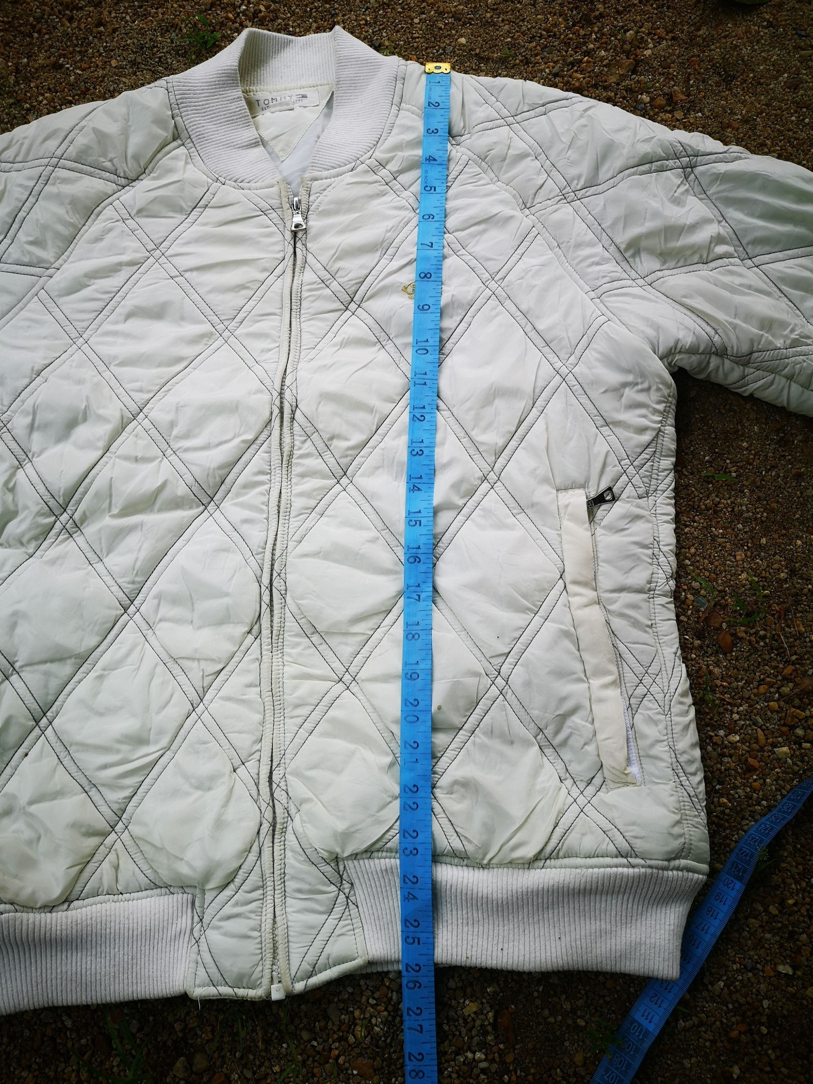 Tommy Hilfiger Vintage Tommy Quilted Zipper Jacket Size US XL / EU 56 / 4 - 16 Thumbnail