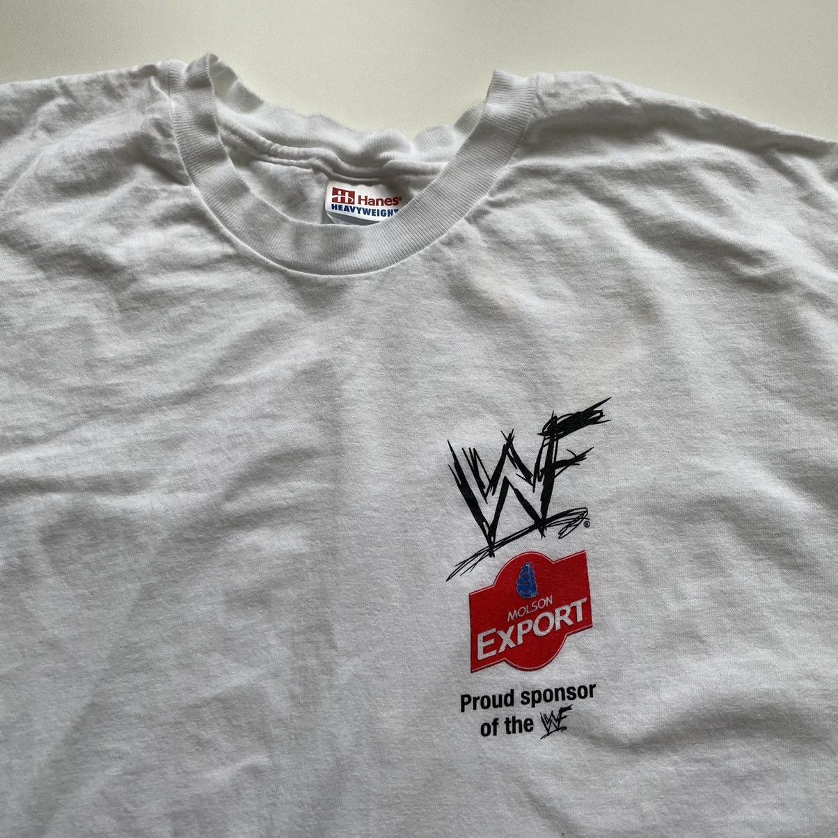 Vintage Vintage 1990s WWF Wrestling Promo Graphic T Shirt XL Rare Size US XL / EU 56 / 4 - 2 Thumbnail