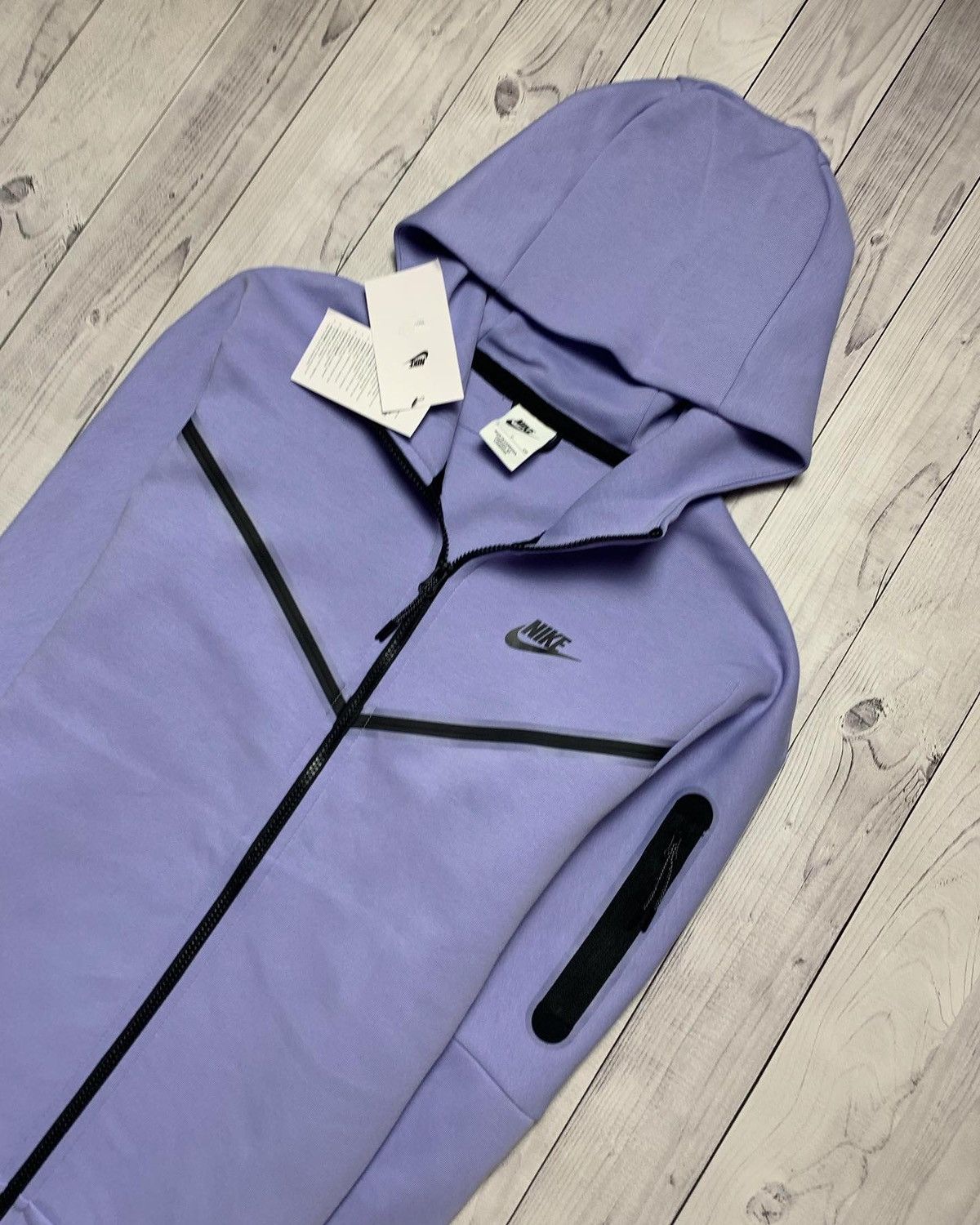 Nike Nike tech fleece purple zip hoodie size,XL Size US XL / EU 56 / 4 - 2 Thumbnail