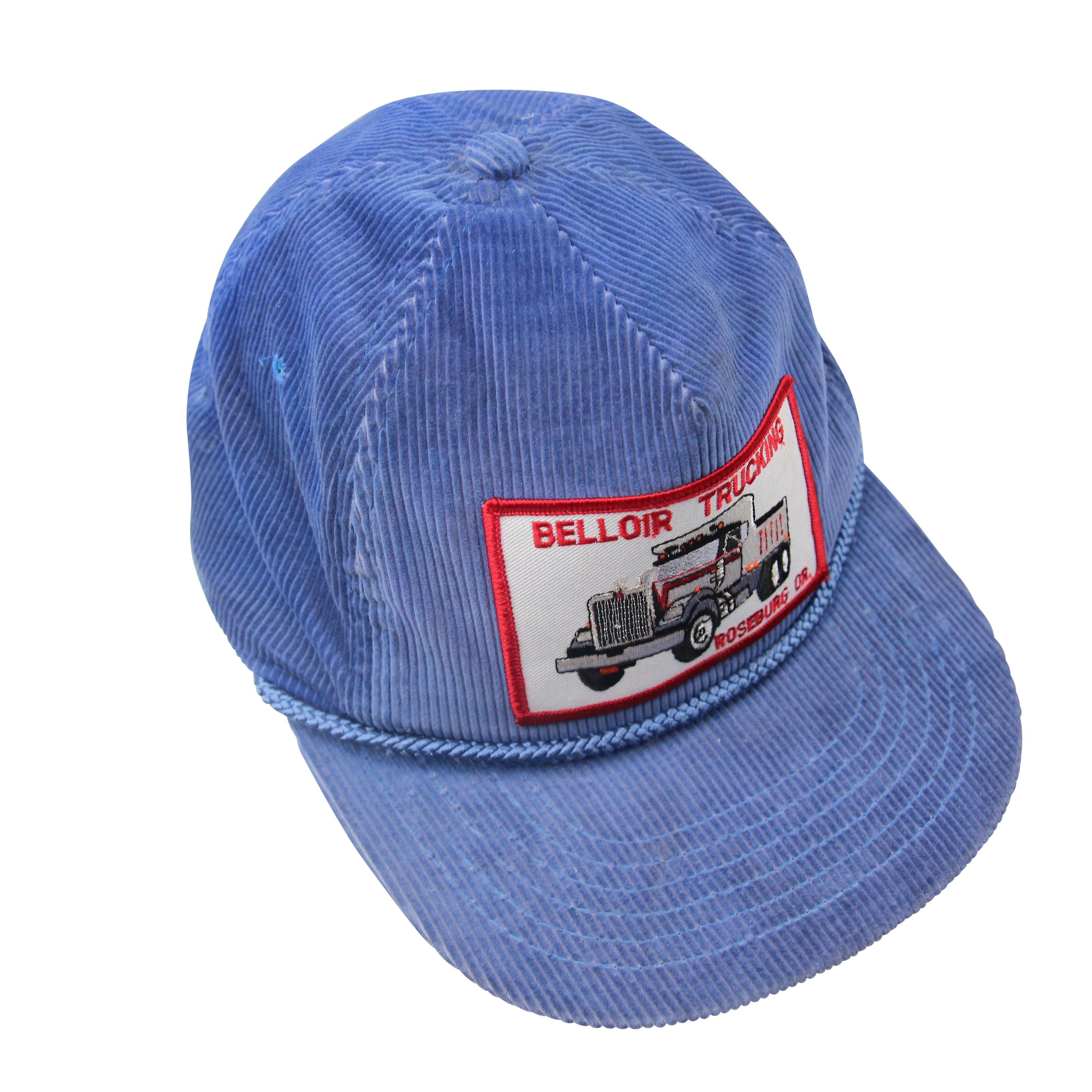 Vintage Vintage Belloir Trucking Corduroy Trucker Hat Size ONE SIZE - 3 Thumbnail