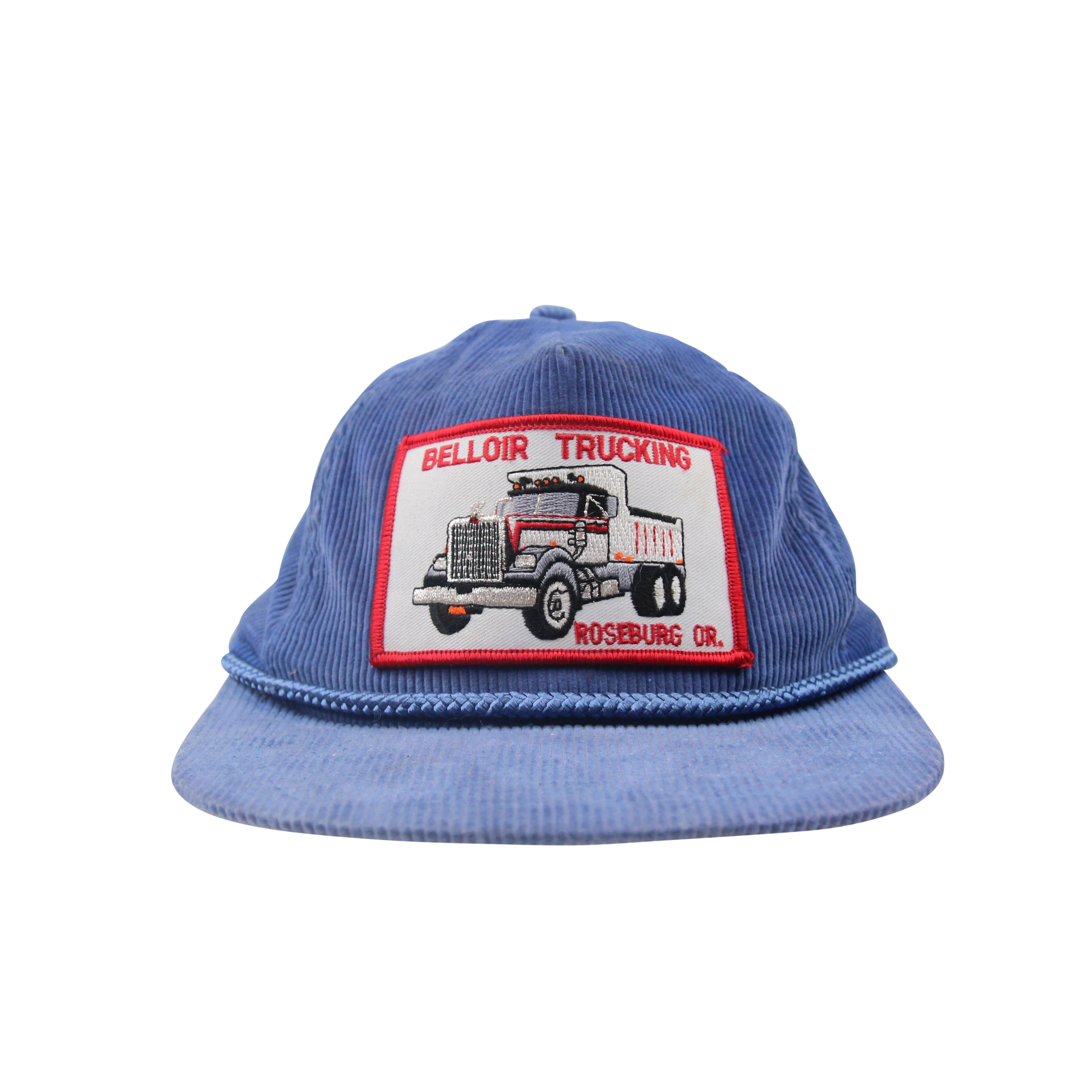 Vintage Vintage Belloir Trucking Corduroy Trucker Hat Size ONE SIZE - 2 Thumbnail