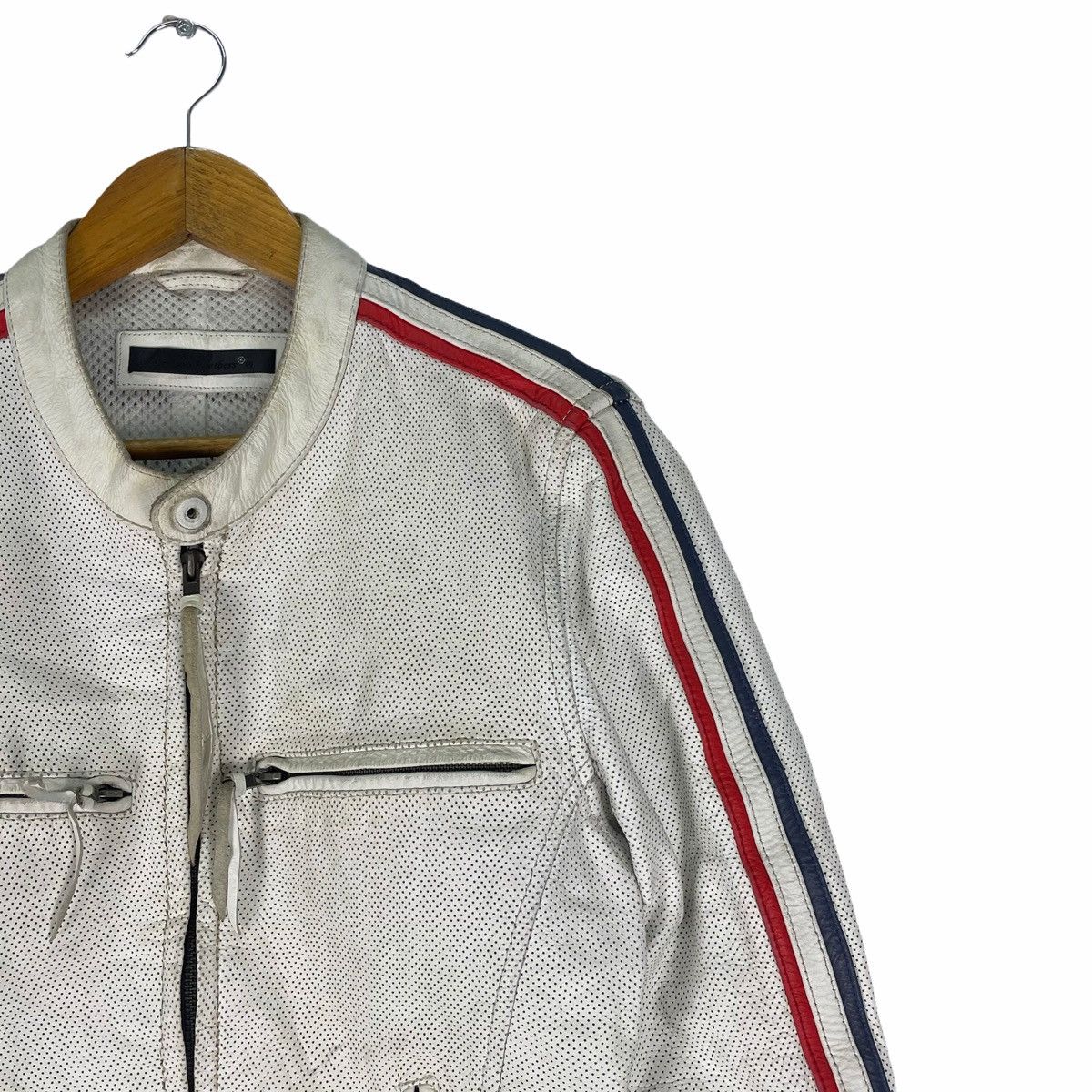 Leather 🔥LINGOO LEATHER Bikers France Zipper Jacket Size US M / EU 48-50 / 2 - 3 Thumbnail
