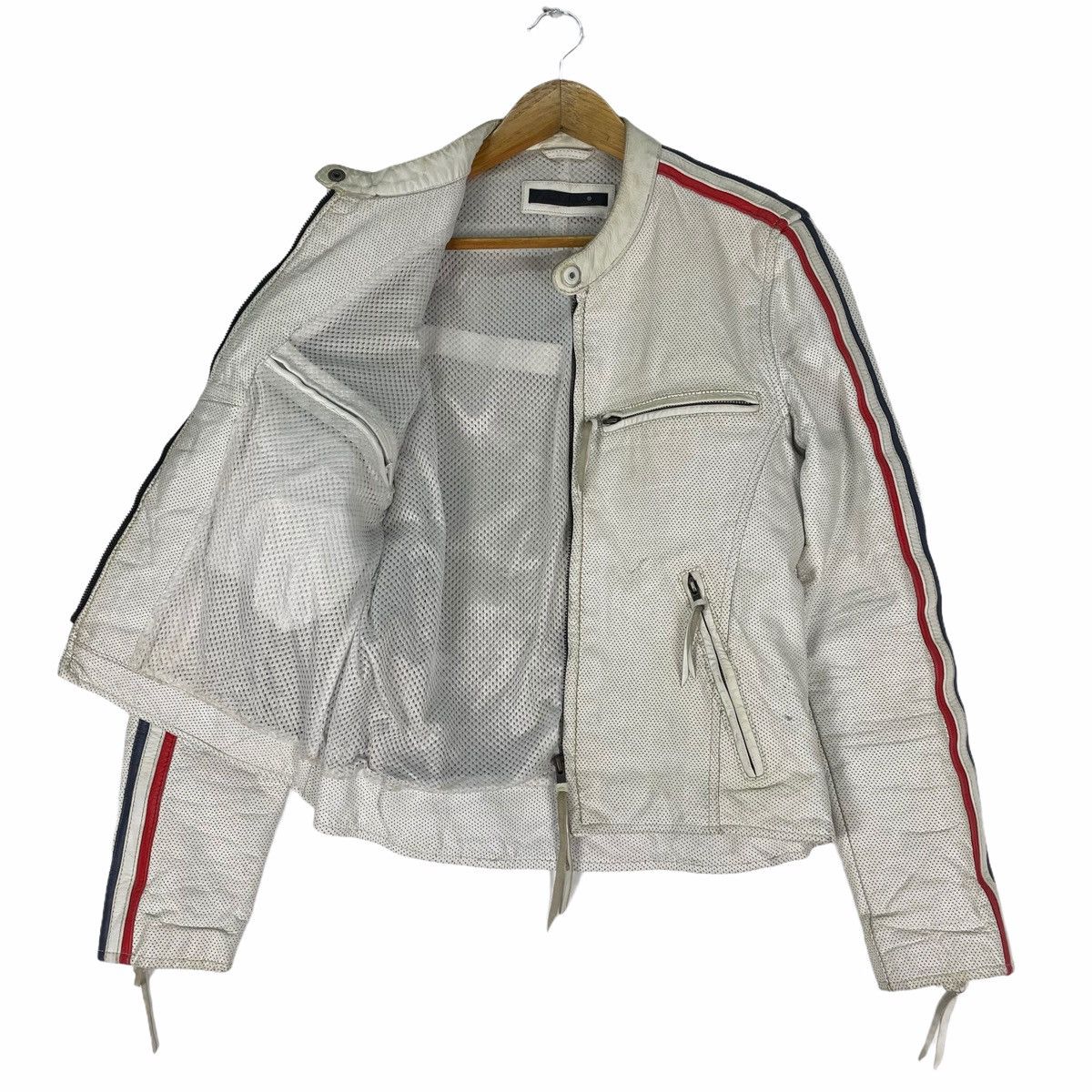 Leather 🔥LINGOO LEATHER Bikers France Zipper Jacket Size US M / EU 48-50 / 2 - 7 Thumbnail