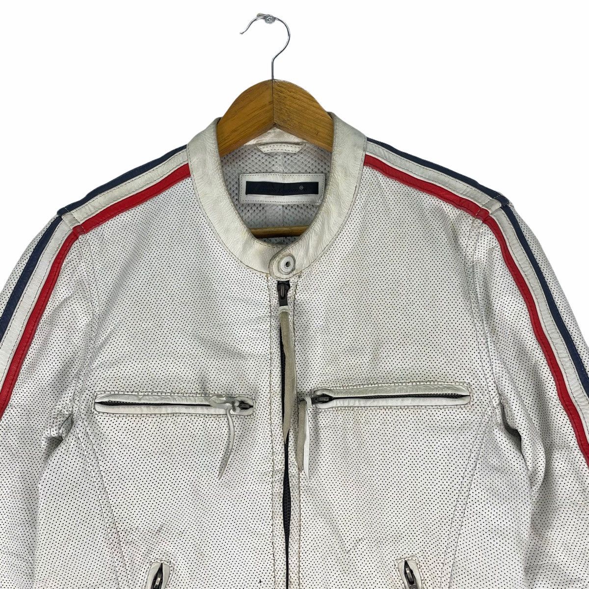Leather 🔥LINGOO LEATHER Bikers France Zipper Jacket Size US M / EU 48-50 / 2 - 2 Thumbnail