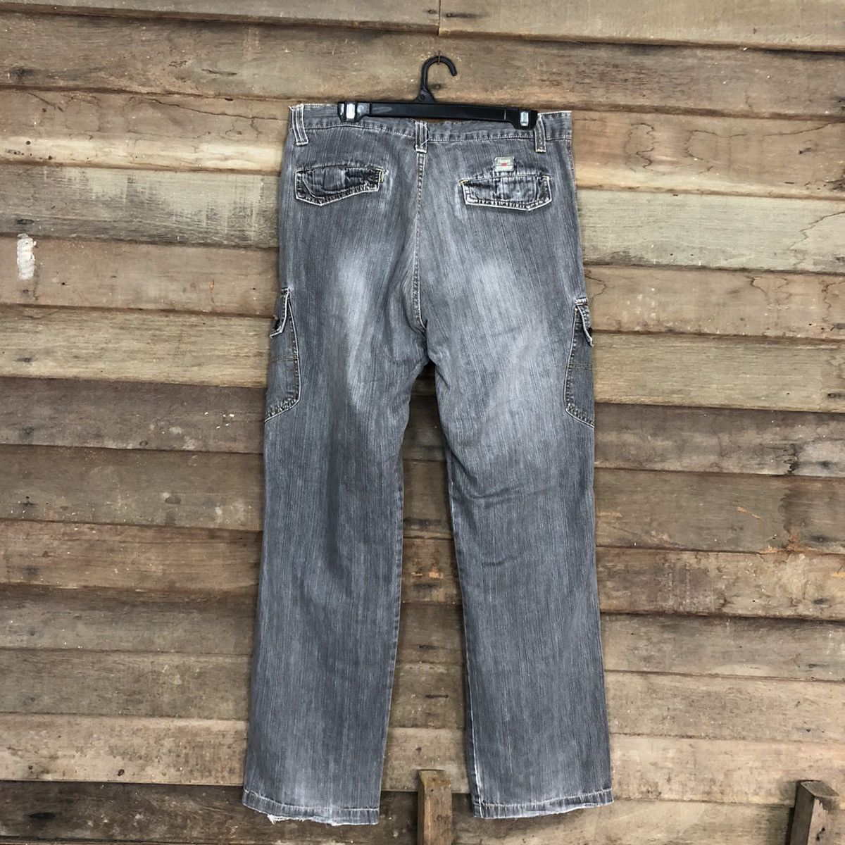 Hanes Vtg Hanes Grey Multipocket Denim Pants #4962 Size US 32 / EU 48 - 10 Thumbnail