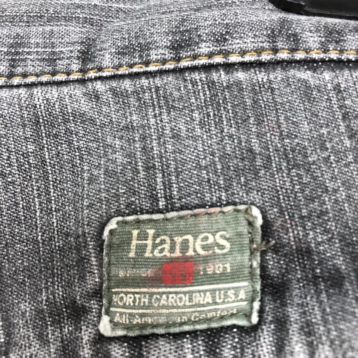 Hanes Vtg Hanes Grey Multipocket Denim Pants #4962 Size US 32 / EU 48 - 13 Thumbnail