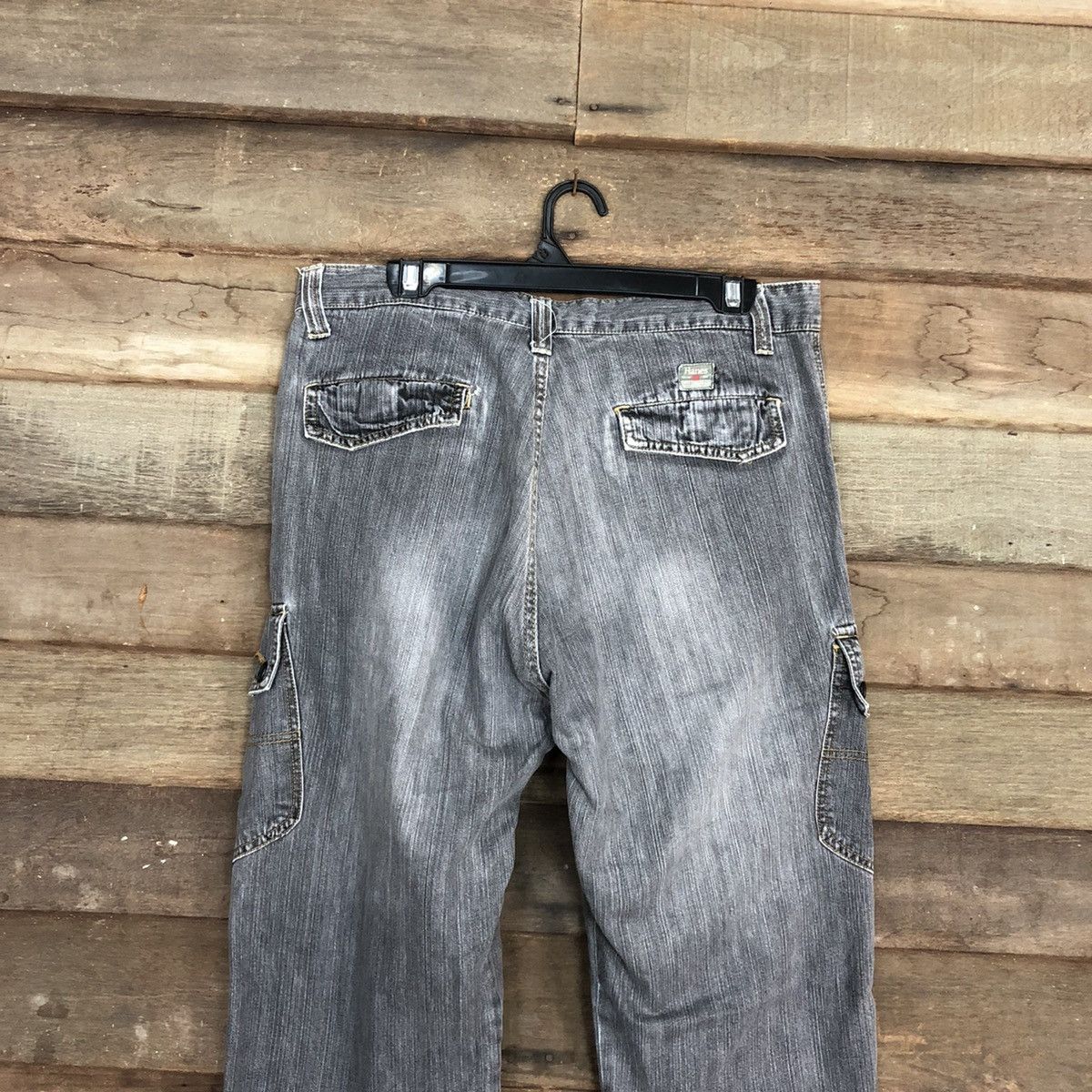 Hanes Vtg Hanes Grey Multipocket Denim Pants #4962 Size US 32 / EU 48 - 11 Thumbnail