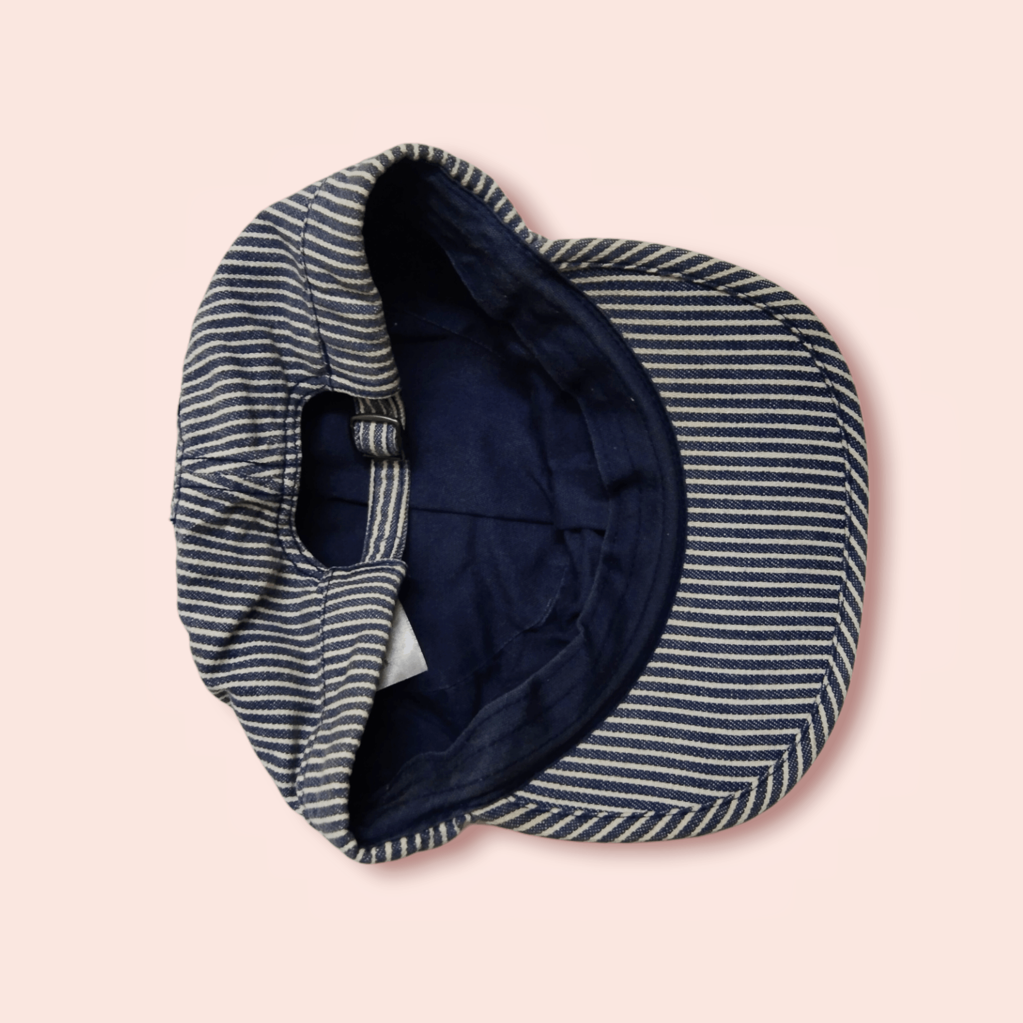 Jun Takahashi × Uniqlo × Vintage UNIQLO HICKORY STRIPES WORKER ARMY HAT Size ONE SIZE - 10 Thumbnail