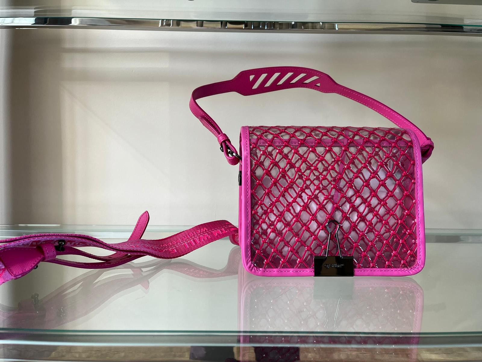 Off-White o1rshd1 Binder Clip Bag in Pink Color Size ONE SIZE - 1 Thumbnail
