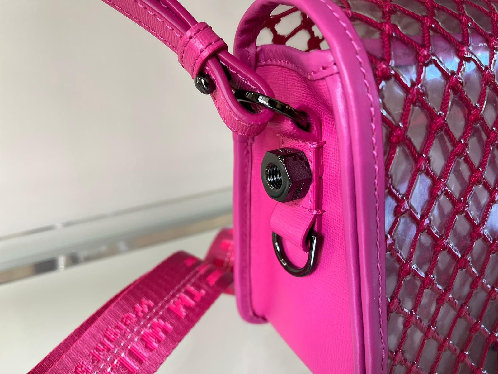 Off-White o1rshd1 Binder Clip Bag in Pink Color Size ONE SIZE - 9 Thumbnail
