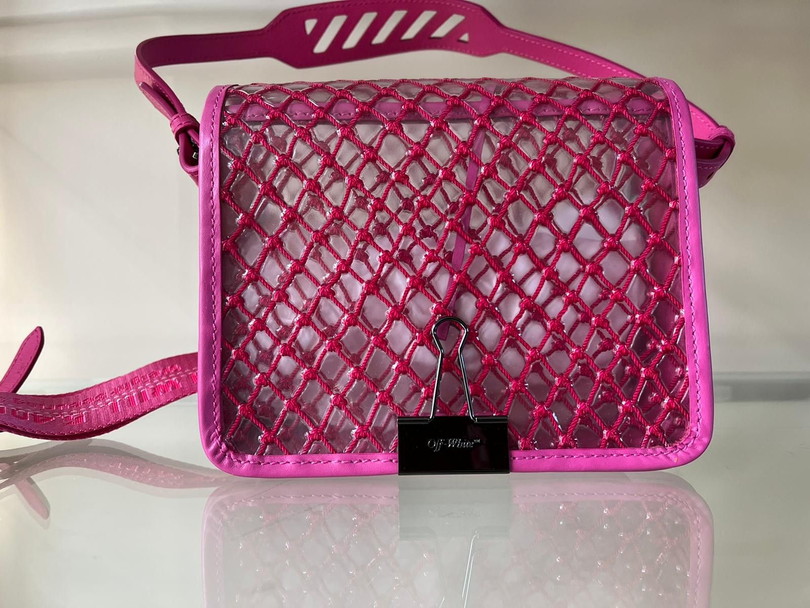 Off-White o1rshd1 Binder Clip Bag in Pink Color Size ONE SIZE - 2 Thumbnail
