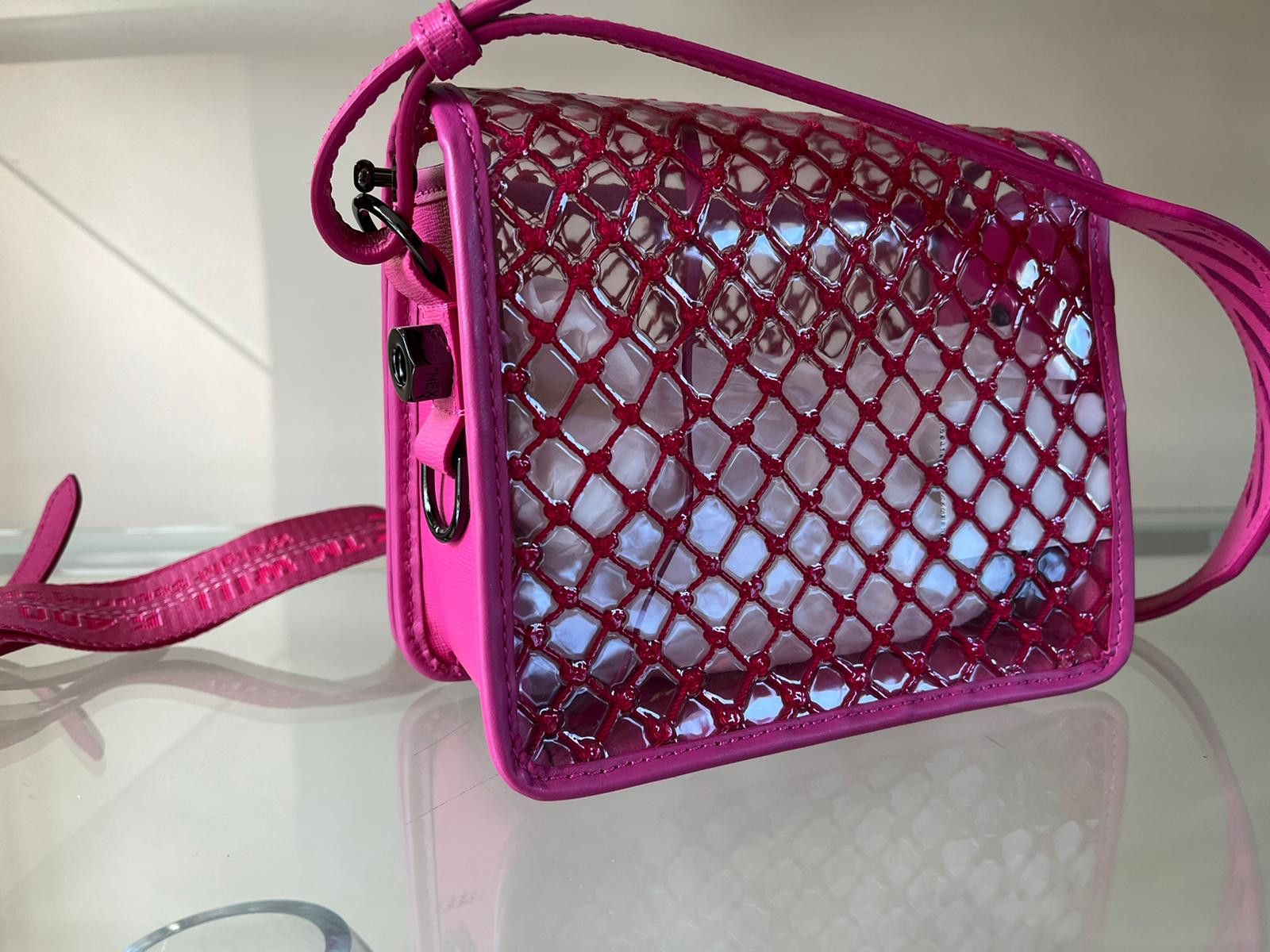 Off-White o1rshd1 Binder Clip Bag in Pink Color Size ONE SIZE - 10 Thumbnail
