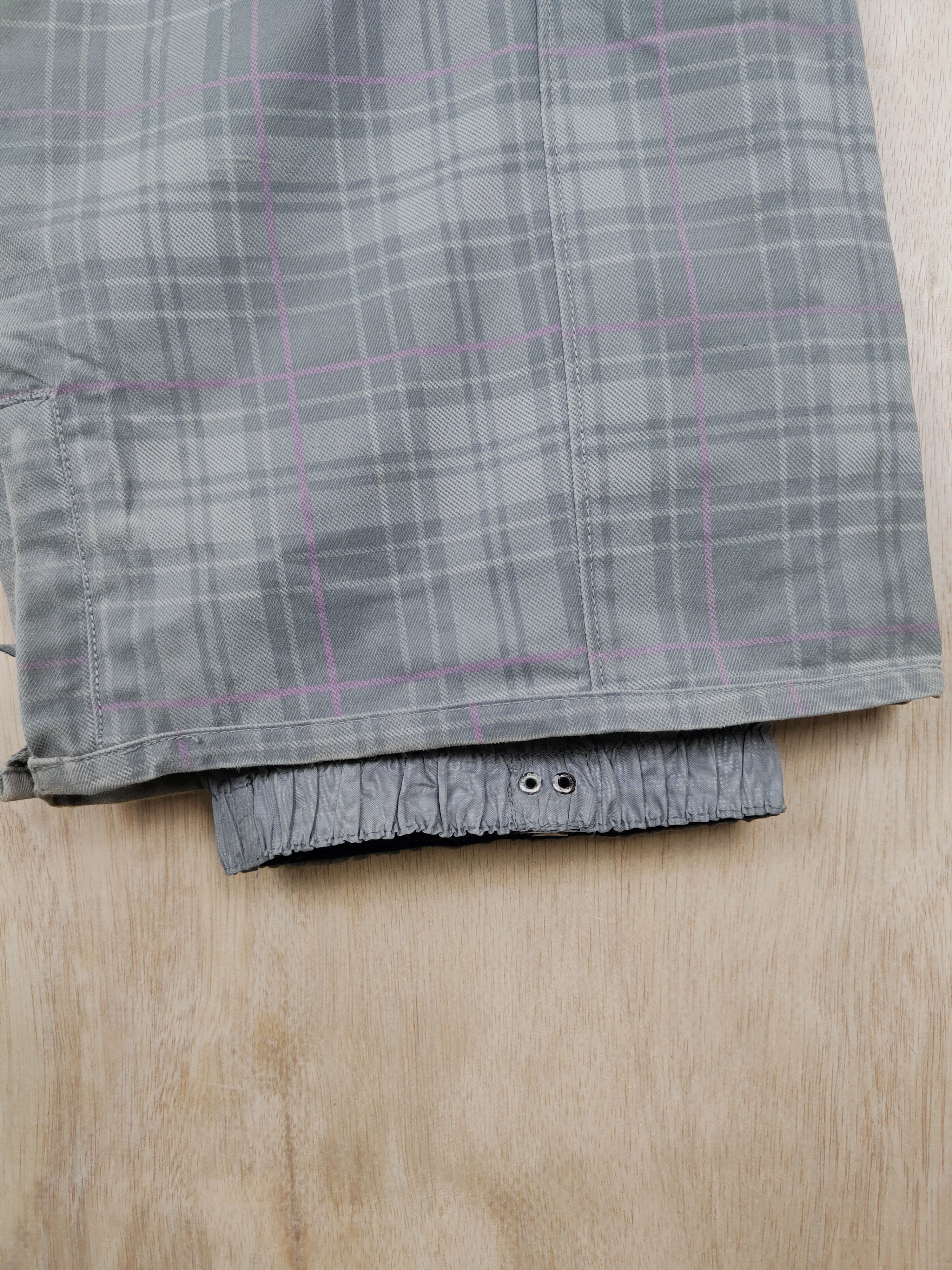 Empyre Empyre Gray checkered ski winter sportwear Cargo Pant #S321 Size US 30 / EU 46 - 9 Thumbnail