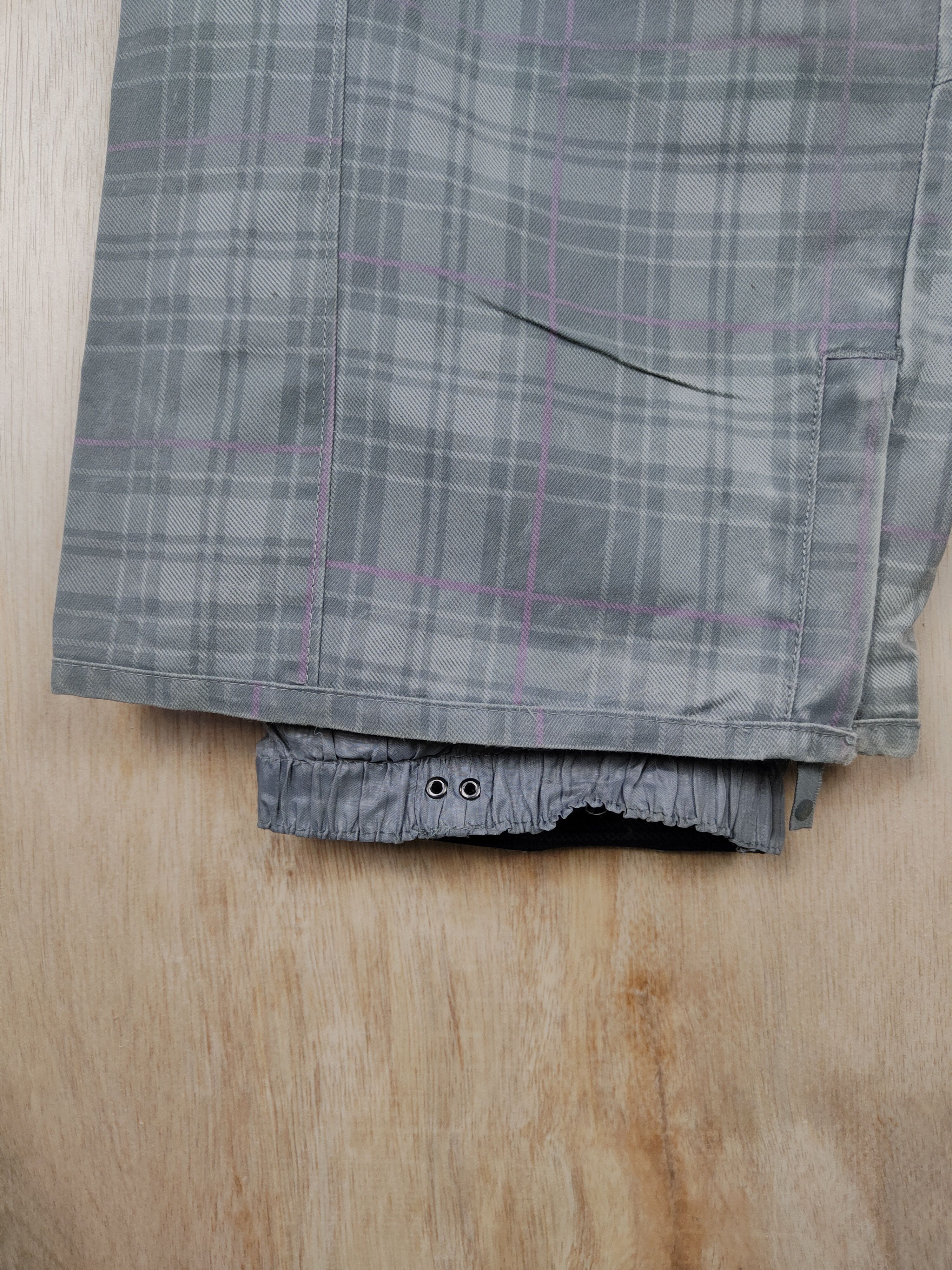 Empyre Empyre Gray checkered ski winter sportwear Cargo Pant #S321 Size US 30 / EU 46 - 6 Thumbnail