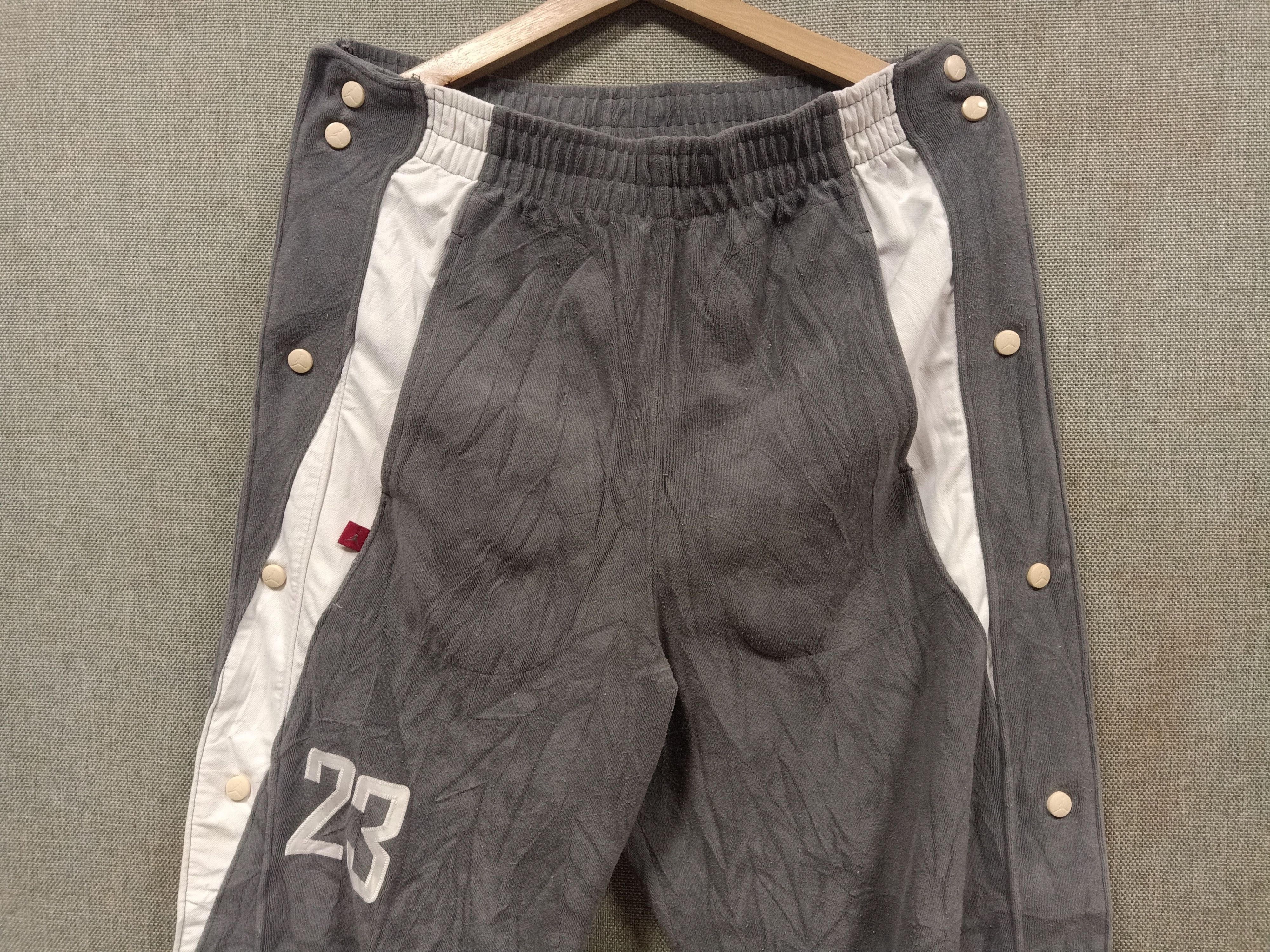 Jordan Brand Vintage jordan button up track pants Size US 35 - 3 Thumbnail