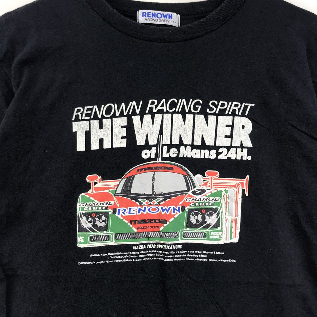 RENOWN RENOWN RACING SPIRIT The Winner of LeMans 24h Black T shirt Size US S / EU 44-46 / 1 - 3 Thumbnail