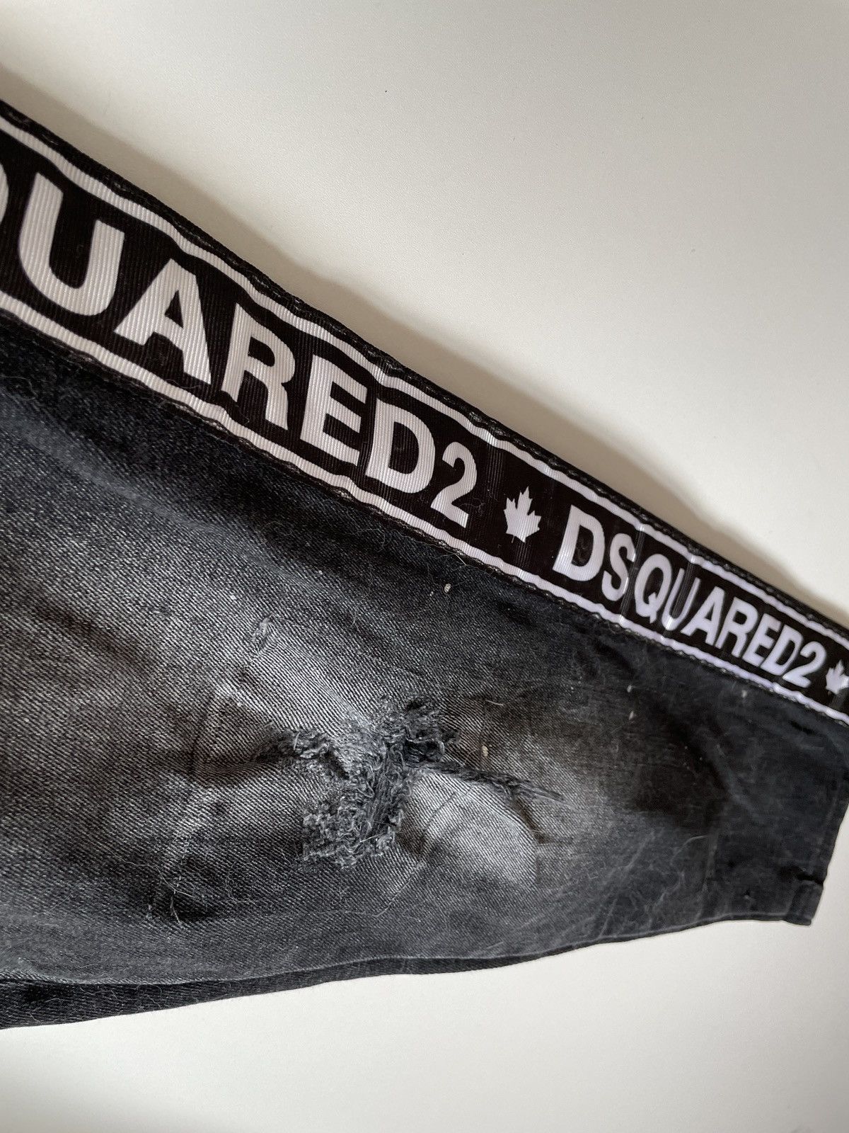 Dsquared2 Dsquared2 black denim jeans big logo Size US 30 / EU 46 - 4 Thumbnail