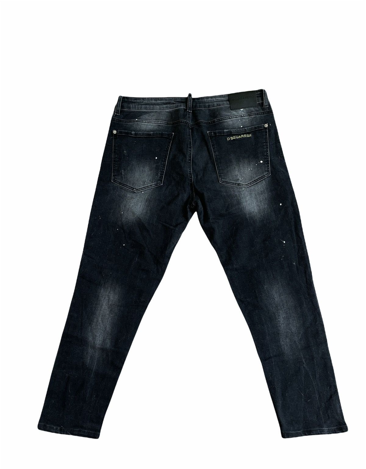 Dsquared2 Dsquared2 black denim jeans big logo Size US 30 / EU 46 - 2 Thumbnail