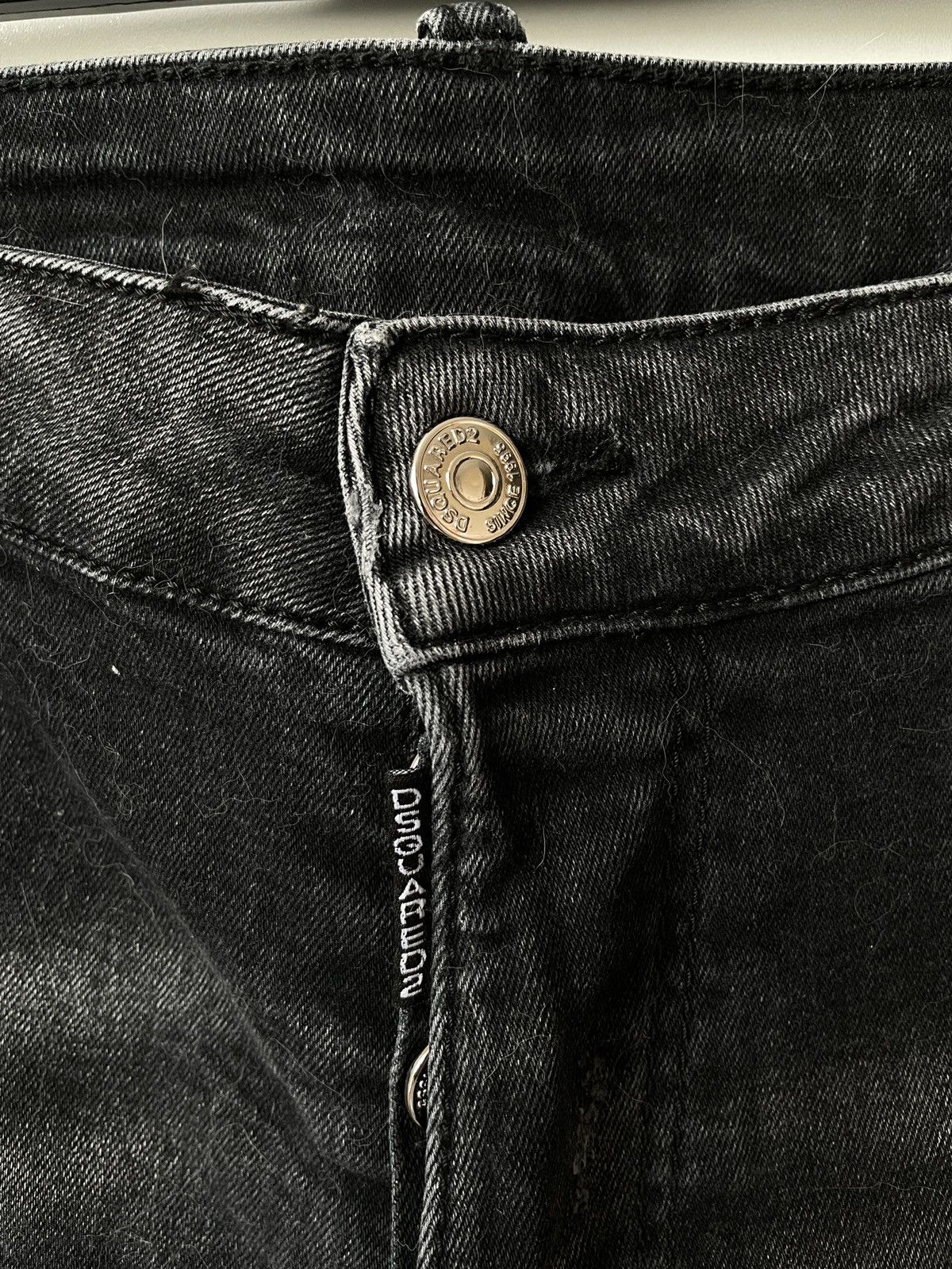 Dsquared2 Dsquared2 black denim jeans big logo Size US 30 / EU 46 - 3 Thumbnail