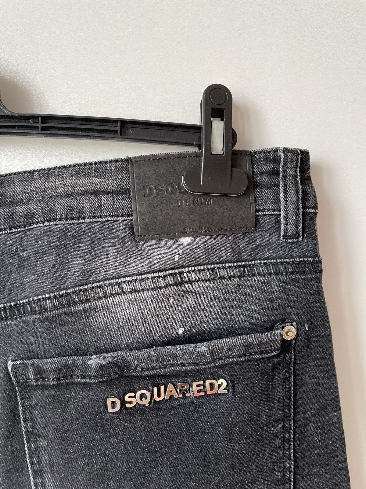 Dsquared2 Dsquared2 black denim jeans big logo Size US 30 / EU 46 - 5 Thumbnail