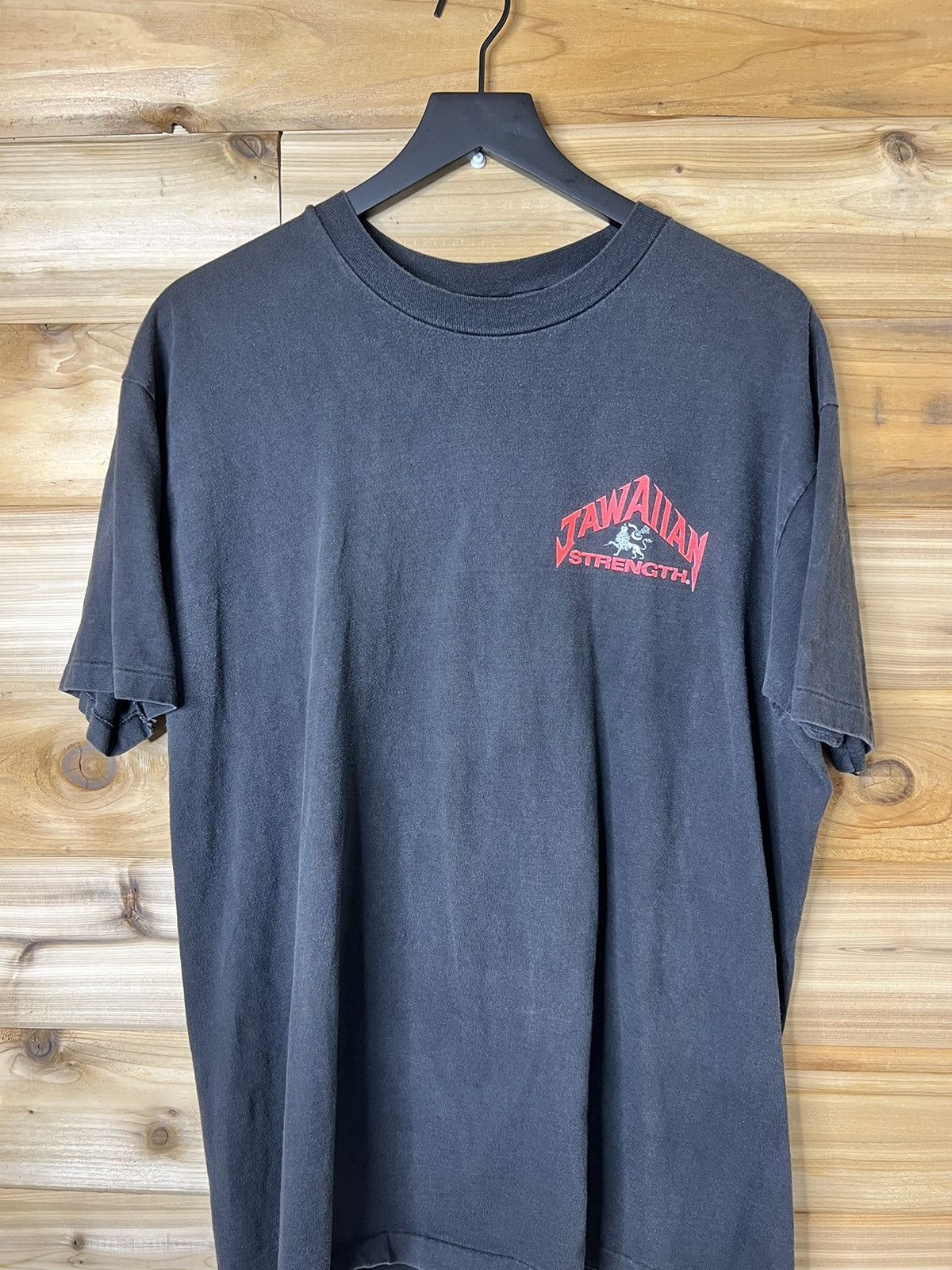 Vintage 90s Hawaiian Strength Vintage Jawaiian Tee Size US XL / EU 56 / 4 - 1 Thumbnail