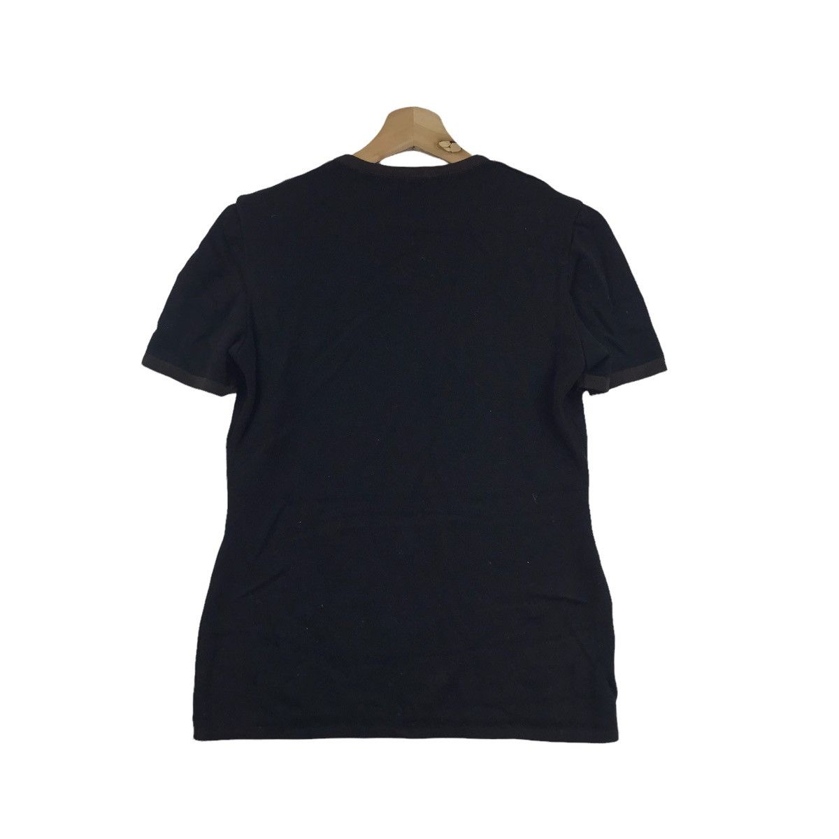 Salvatore Ferragamo SALVATORE FERRAGAMO ITALY Black V neck T shirt Size US S / EU 44-46 / 1 - 4 Thumbnail
