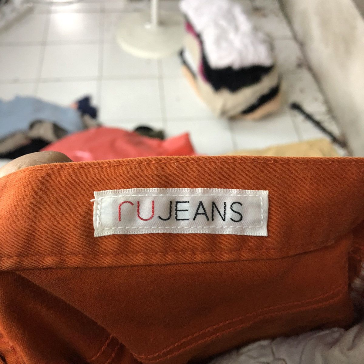 Japanese Brand Ru Jeans Orange Casual Pants #4644 Size US 28 / EU 44 - 14 Thumbnail