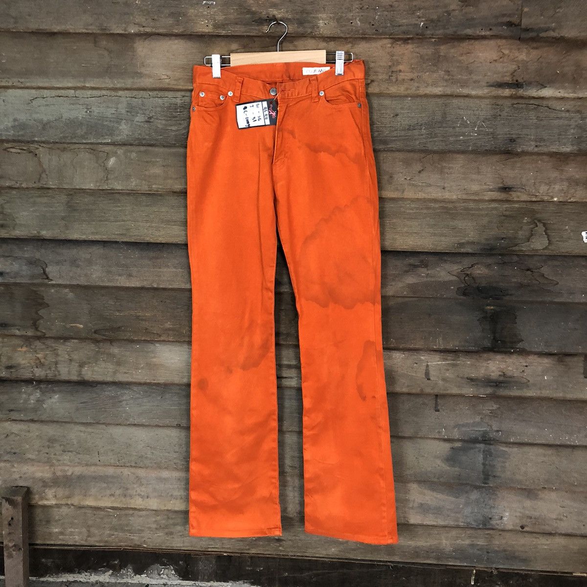 Japanese Brand Ru Jeans Orange Casual Pants #4644 Size US 28 / EU 44 - 1 Thumbnail