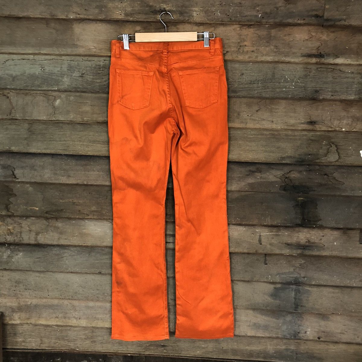 Japanese Brand Ru Jeans Orange Casual Pants #4644 Size US 28 / EU 44 - 9 Thumbnail