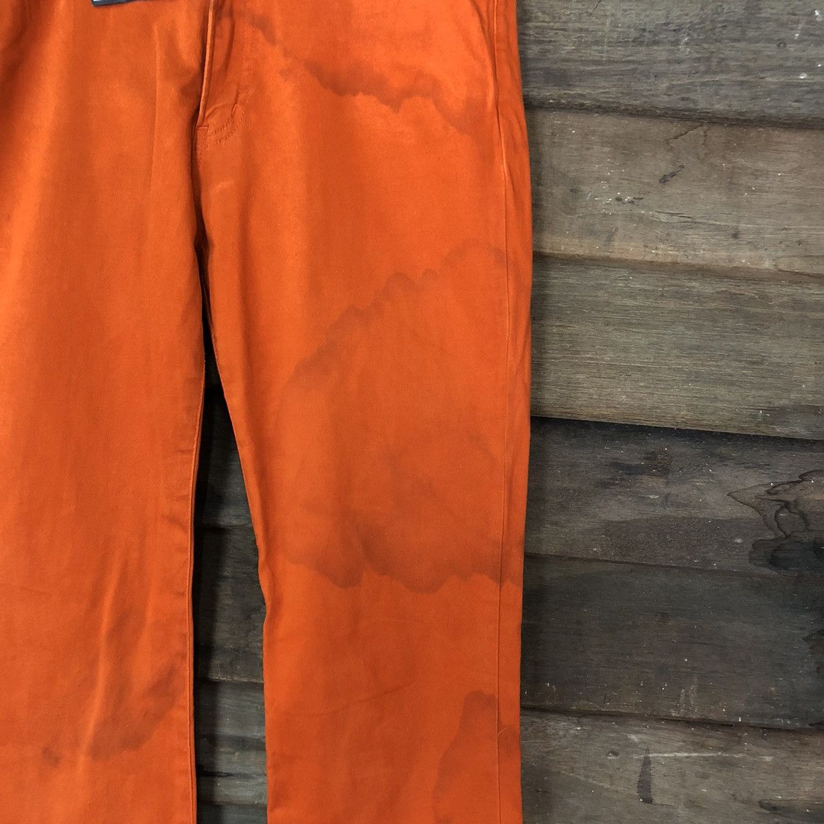 Japanese Brand Ru Jeans Orange Casual Pants #4644 Size US 28 / EU 44 - 8 Thumbnail