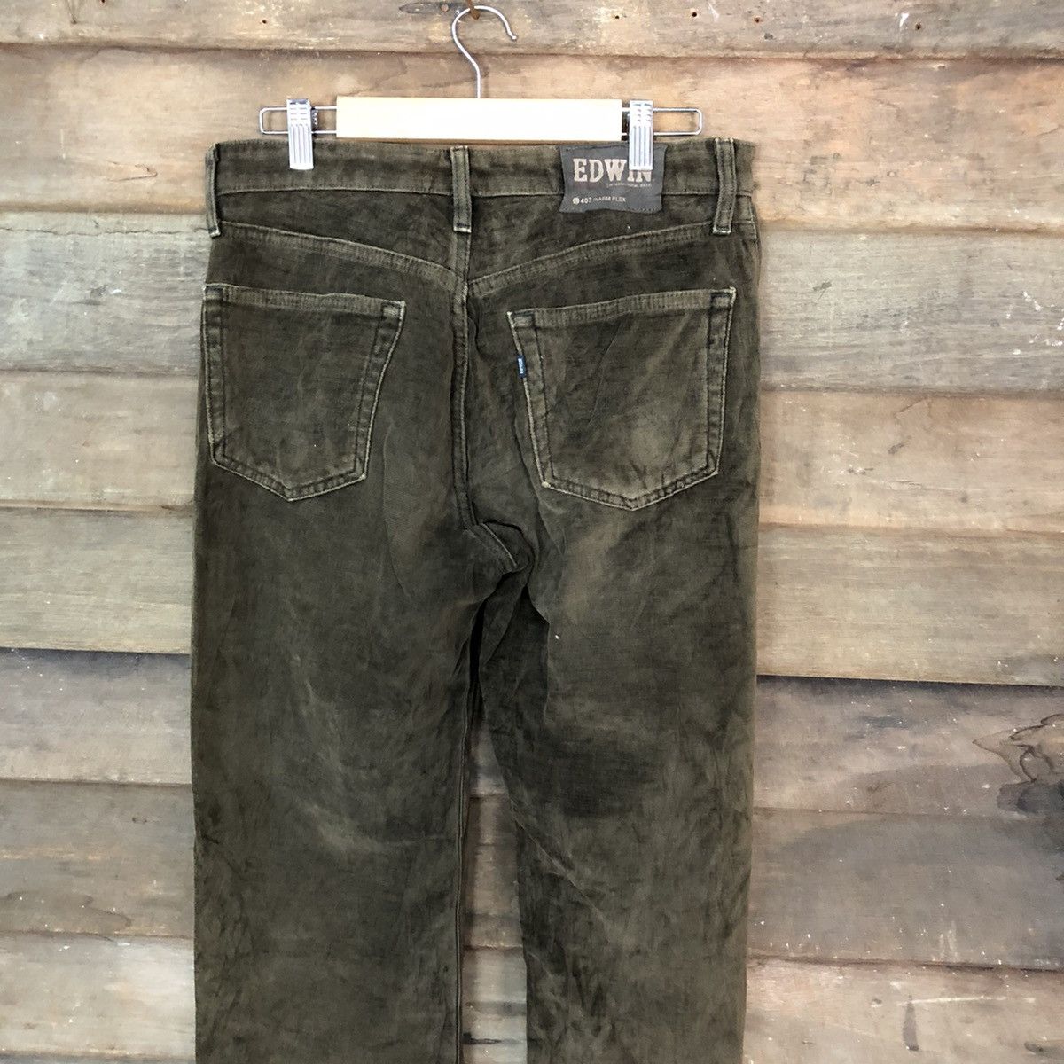 Edwin Edwin Conduroi Dark Green vintage Pants #6927 Size US 30 / EU 46 - 9 Thumbnail