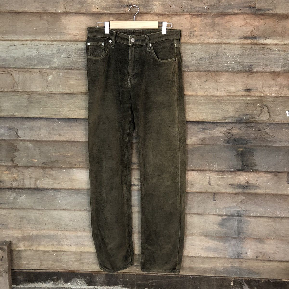 Edwin Edwin Conduroi Dark Green vintage Pants #6927 Size US 30 / EU 46 - 1 Thumbnail