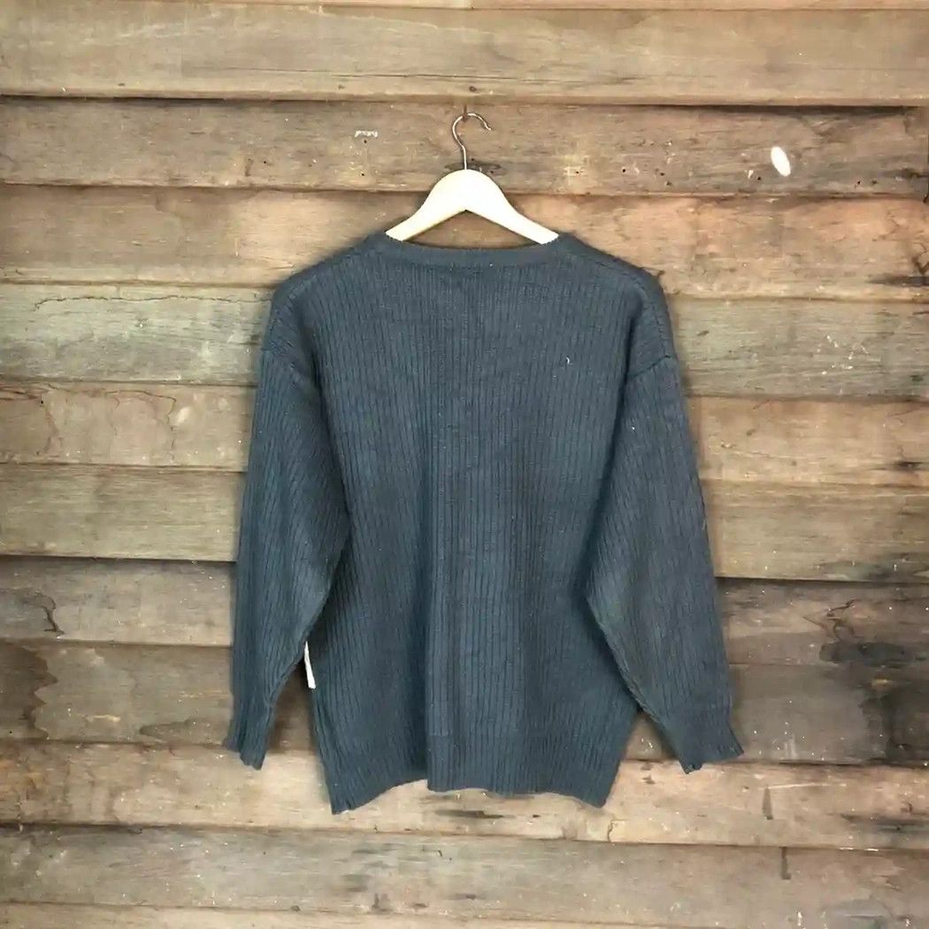 Japanese Brand × OVER THE STRiPES Vintage Kosugi Pocket Tee Stripe Polo Sweatshirt #512 Size US M / EU 48-50 / 2 - 9 Thumbnail