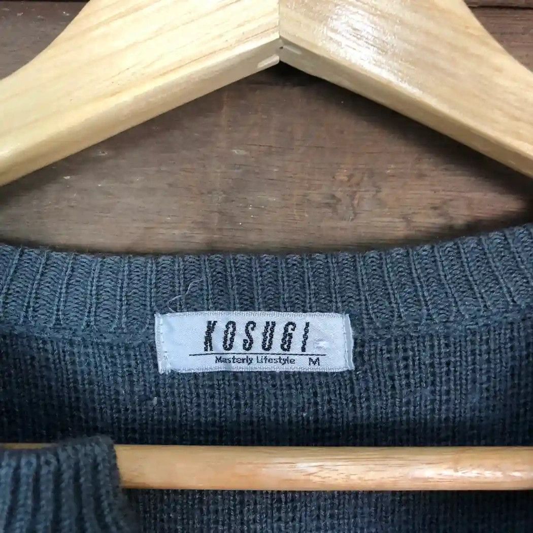 Japanese Brand × OVER THE STRiPES Vintage Kosugi Pocket Tee Stripe Polo Sweatshirt #512 Size US M / EU 48-50 / 2 - 8 Thumbnail