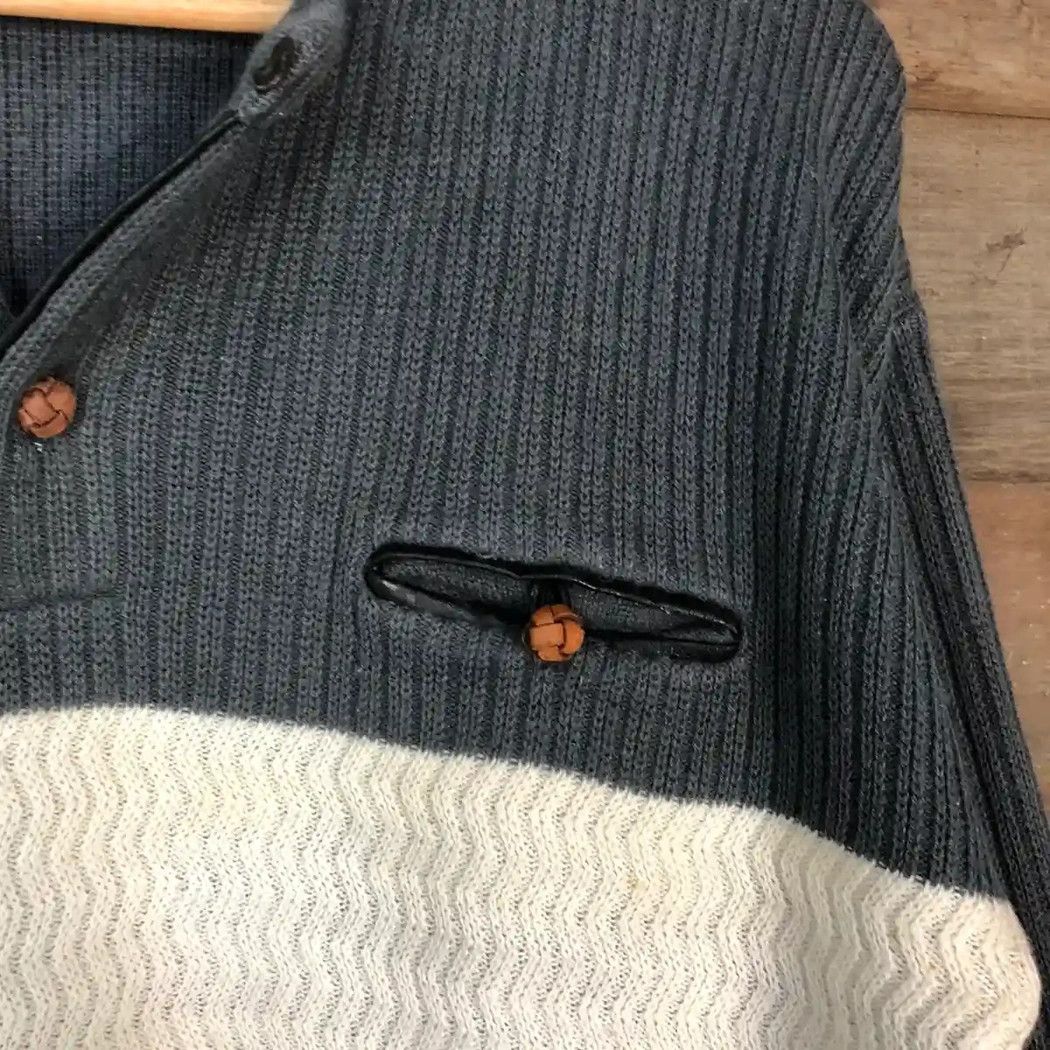 Japanese Brand × OVER THE STRiPES Vintage Kosugi Pocket Tee Stripe Polo Sweatshirt #512 Size US M / EU 48-50 / 2 - 5 Thumbnail