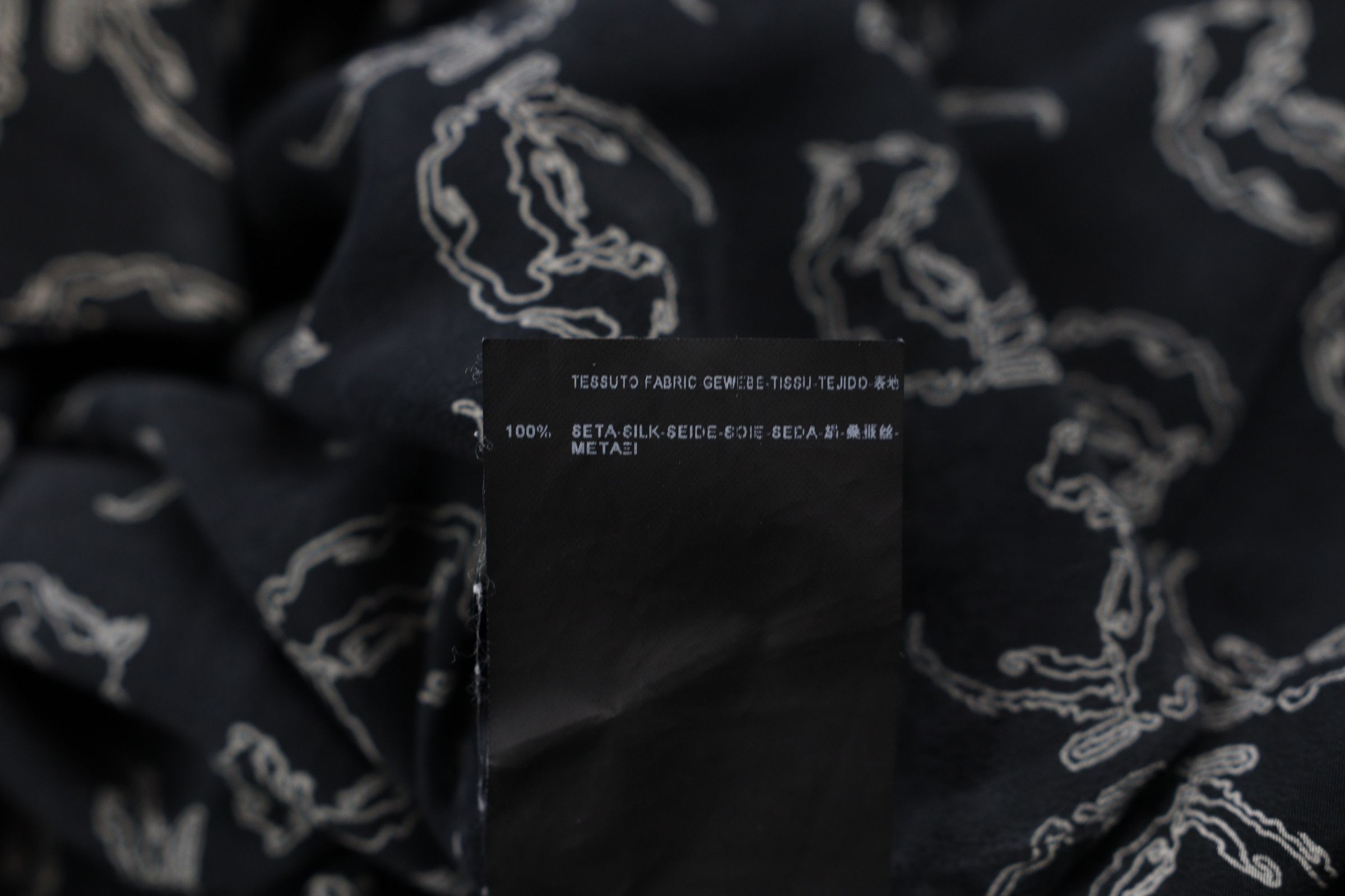 Hedi Slimane × Saint Laurent Paris FW13 Saint Laurent Silk Dead Rats Shirt Size US L / EU 52-54 / 3 - 13 Thumbnail