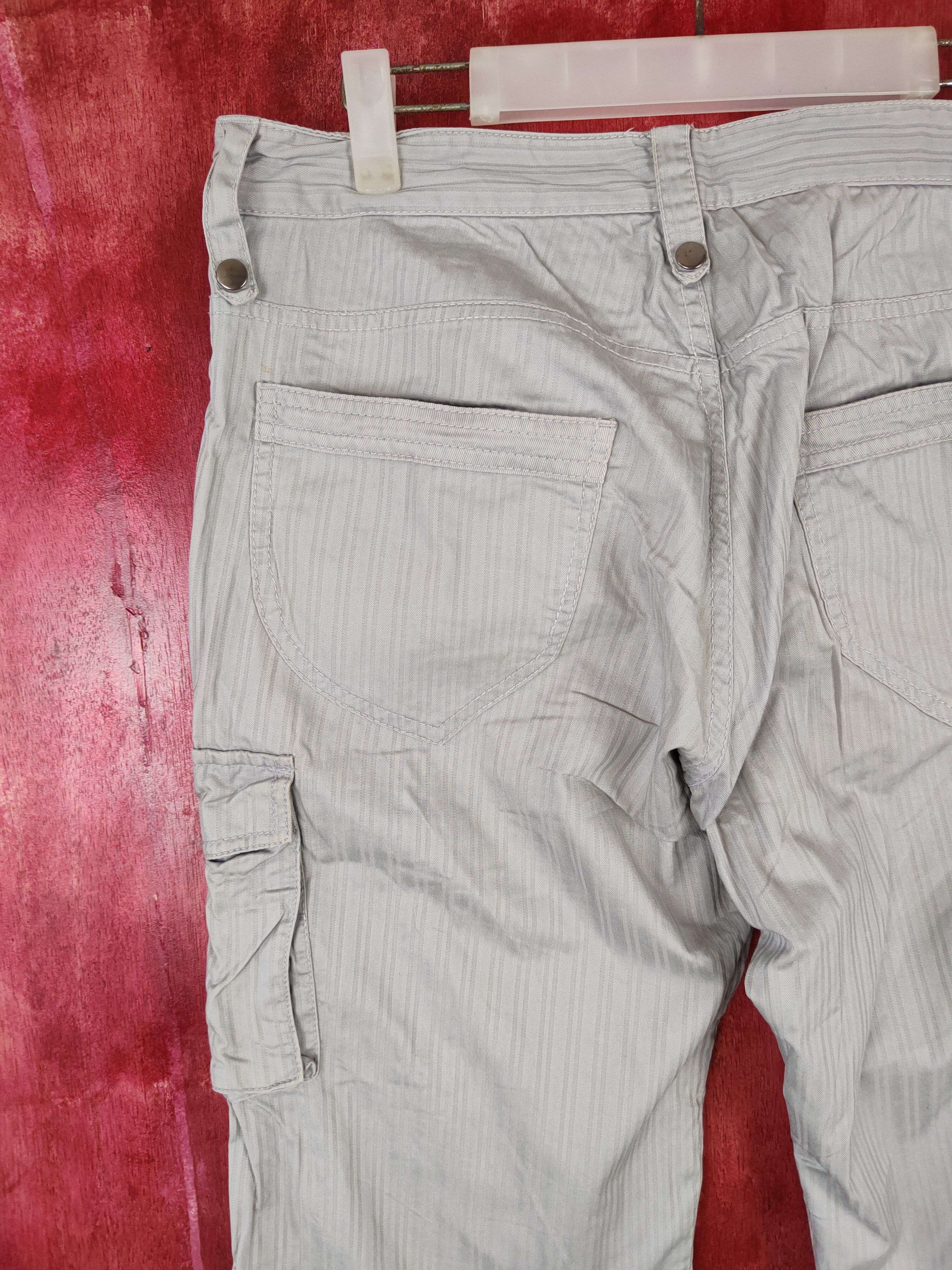 Japanese Brand Japanese Brand Gray Multi Pocket Tactical Pants #4896 Size US 34 / EU 50 - 8 Thumbnail
