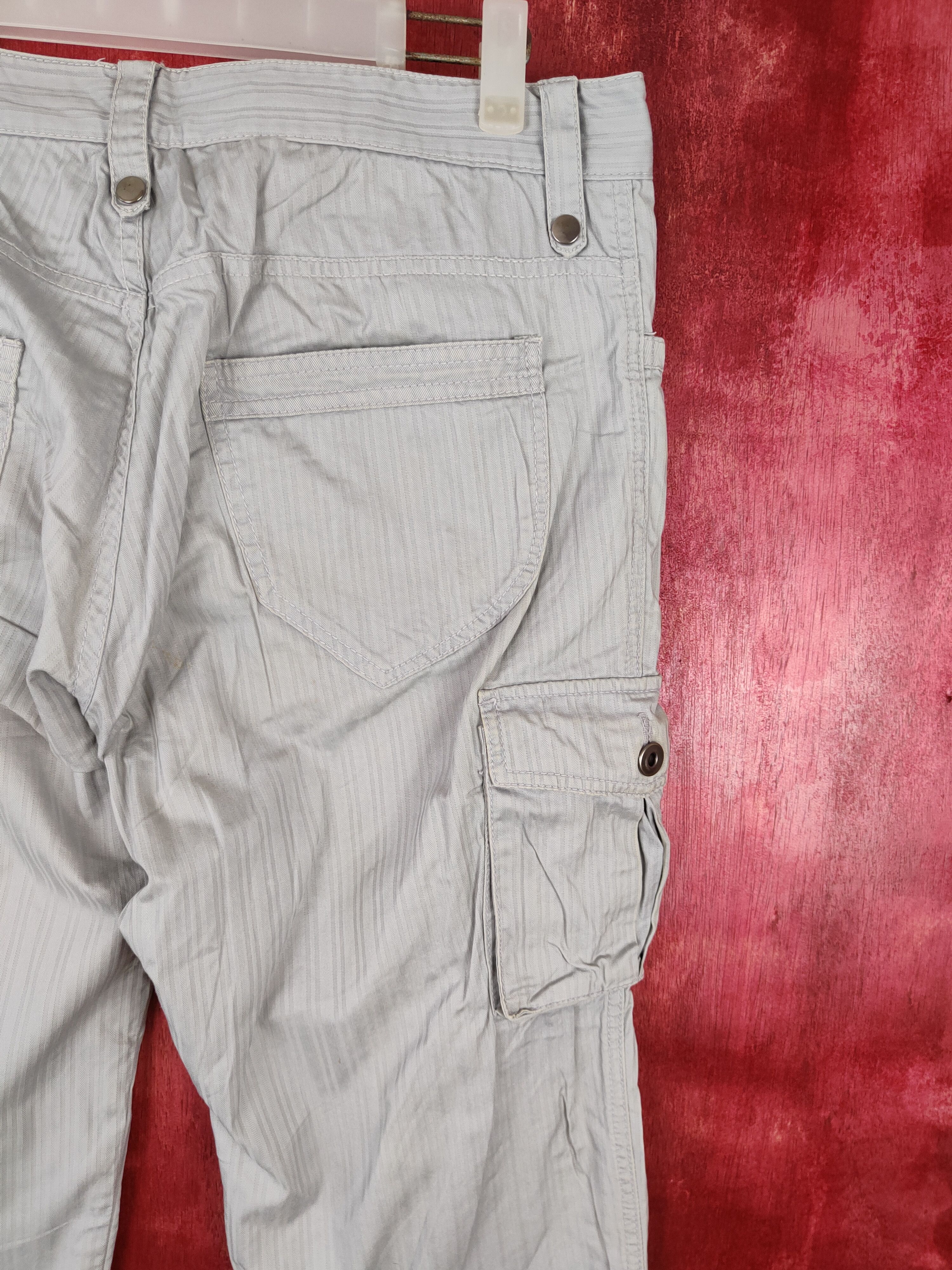 Japanese Brand Japanese Brand Gray Multi Pocket Tactical Pants #4896 Size US 34 / EU 50 - 10 Thumbnail