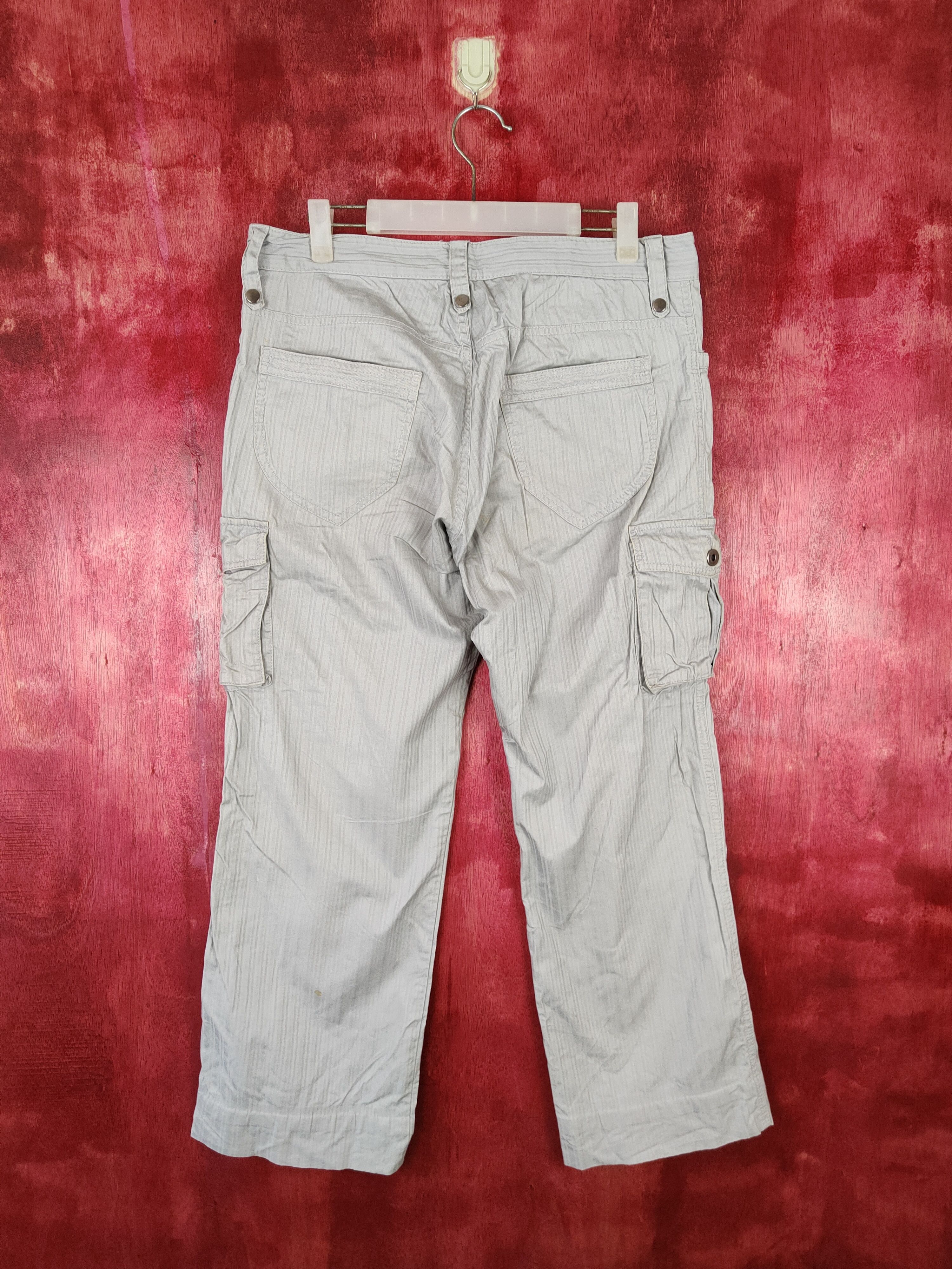 Japanese Brand Japanese Brand Gray Multi Pocket Tactical Pants #4896 Size US 34 / EU 50 - 7 Thumbnail