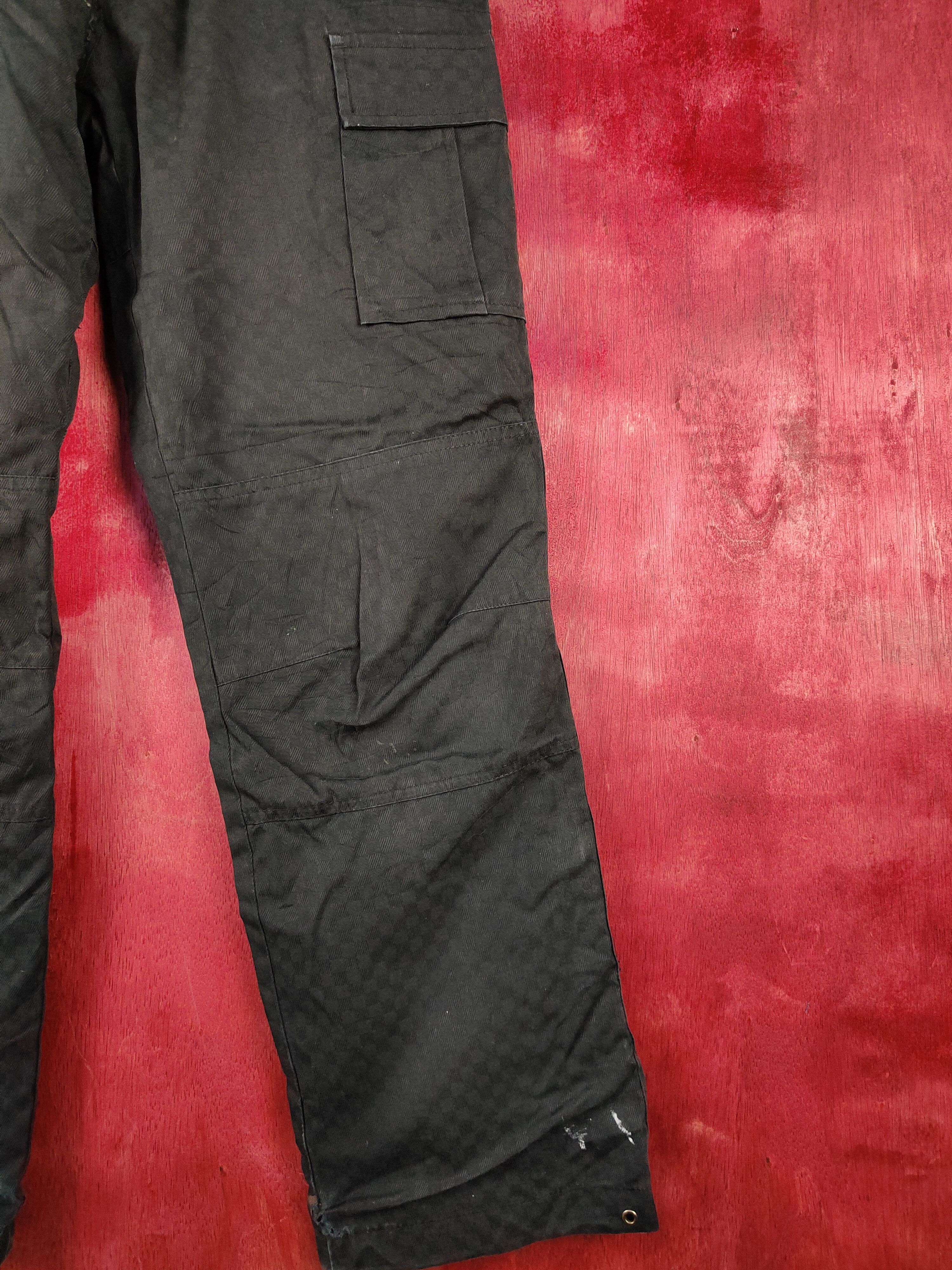 Japanese Brand Power To The People Black hiking track Pants #4839 Size US 31 - 7 Thumbnail