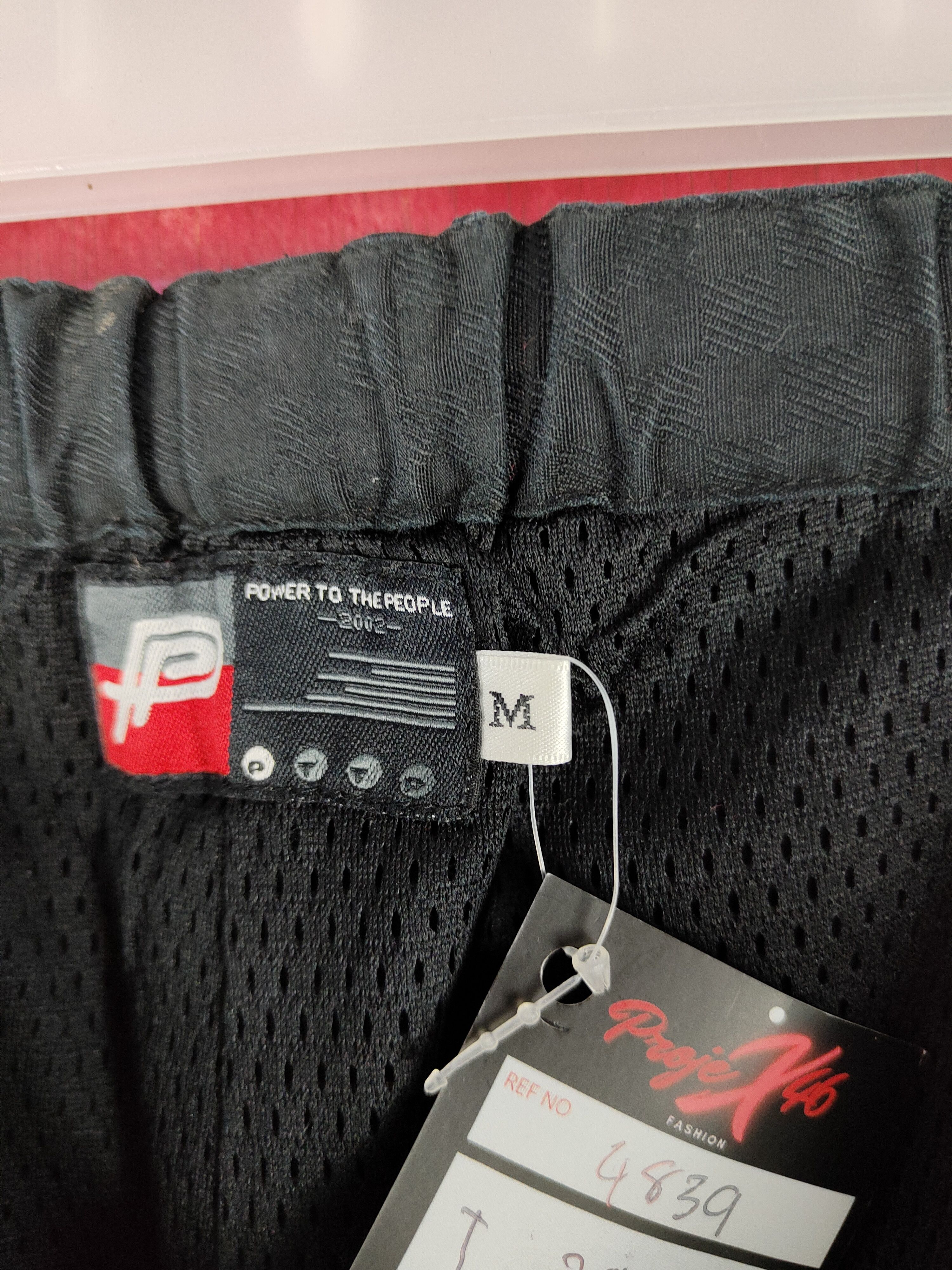 Japanese Brand Power To The People Black hiking track Pants #4839 Size US 31 - 18 Thumbnail