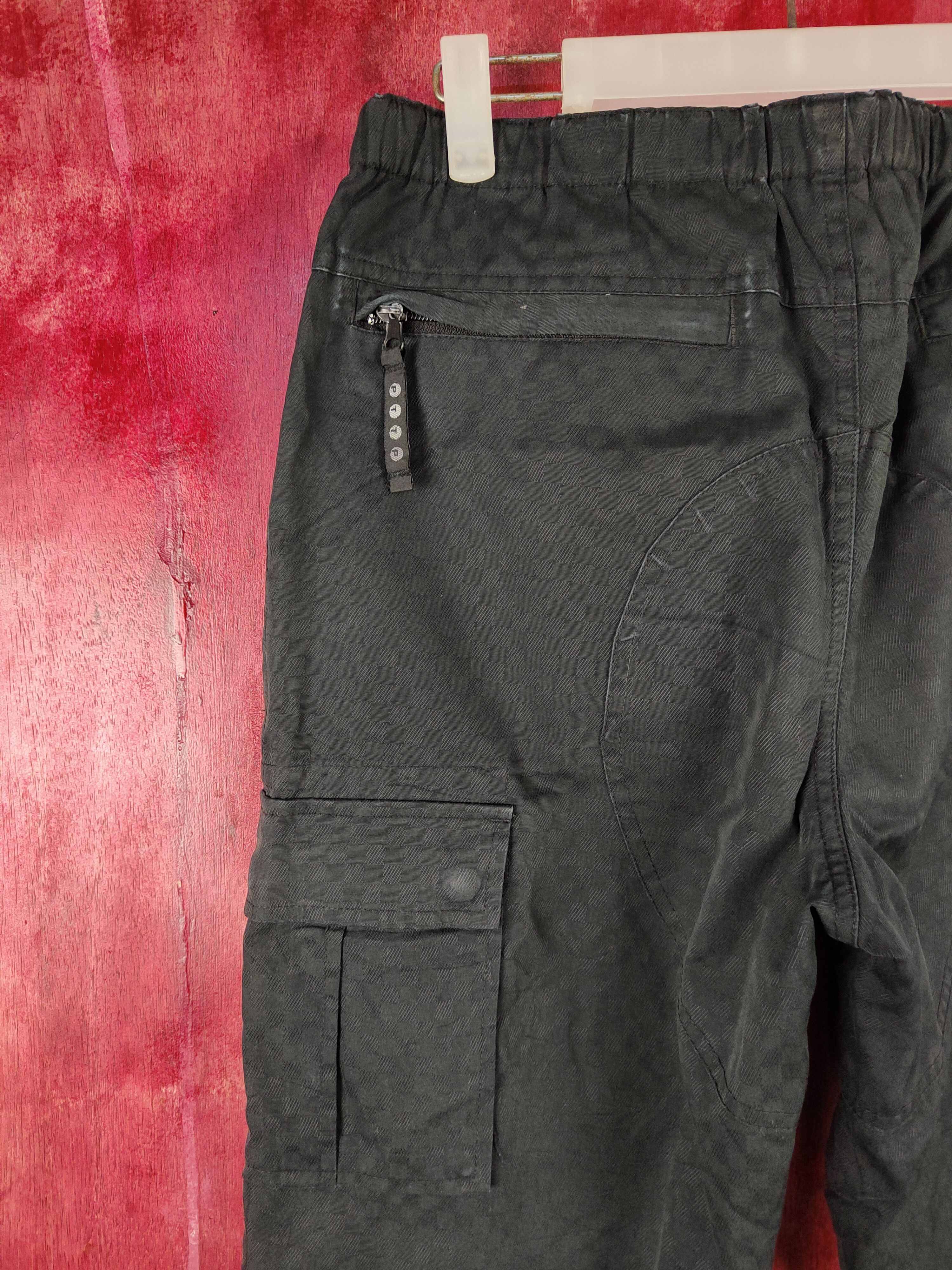 Japanese Brand Power To The People Black hiking track Pants #4839 Size US 31 - 11 Thumbnail